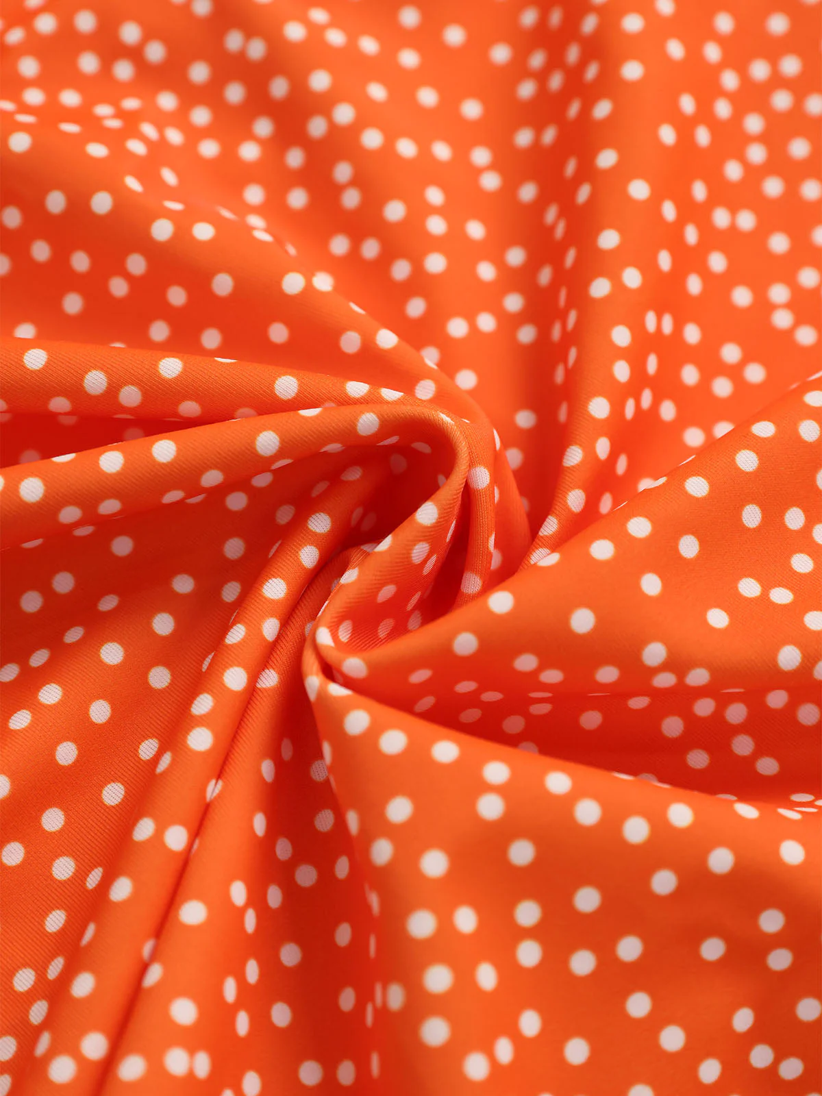 1950s Polka Dot High-Waist Bikini Set & Cover-Up - Image 11
