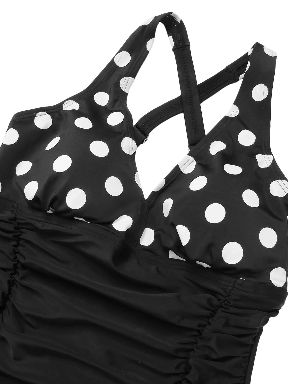 1950s Printed One-Piece Swimsuit - Image 11