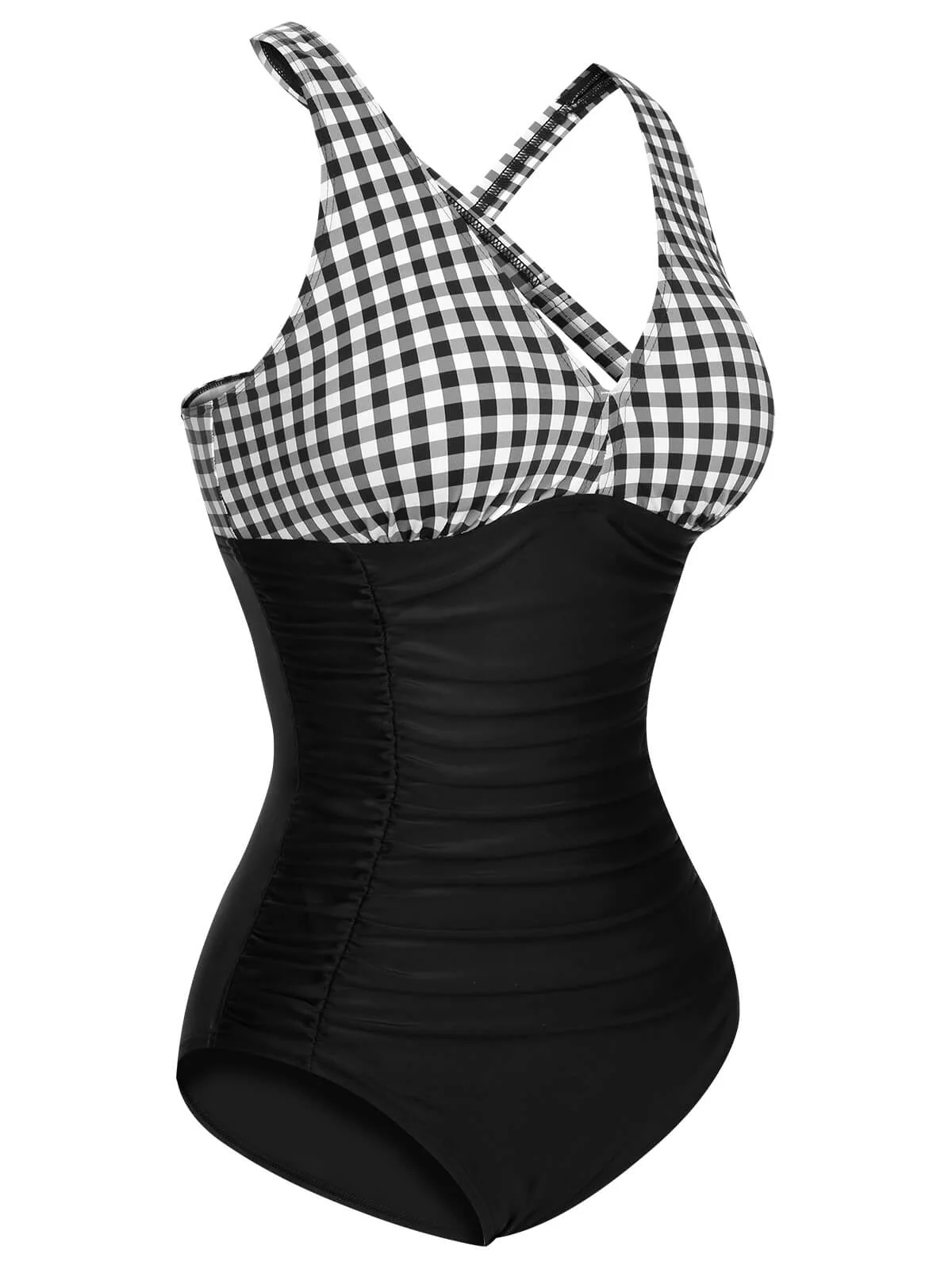 1950s Printed One-Piece Swimsuit - Image 13