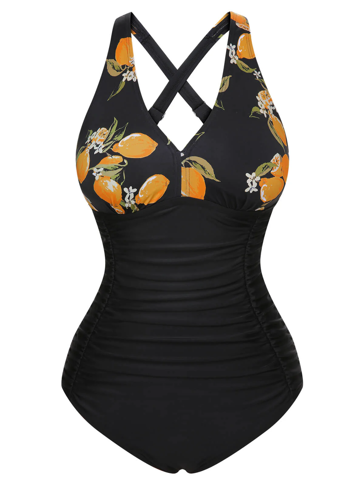 1950s Printed One-Piece Swimsuit - Image 18