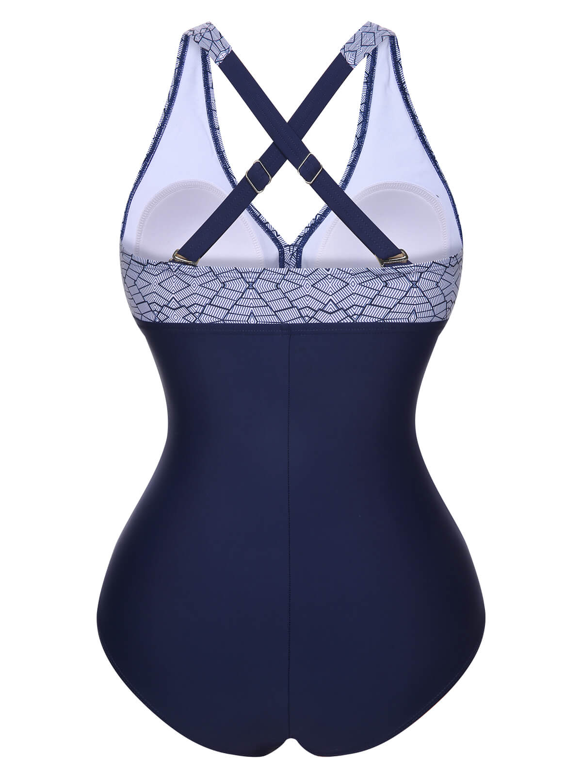 1950s Printed One-Piece Swimsuit - Image 3