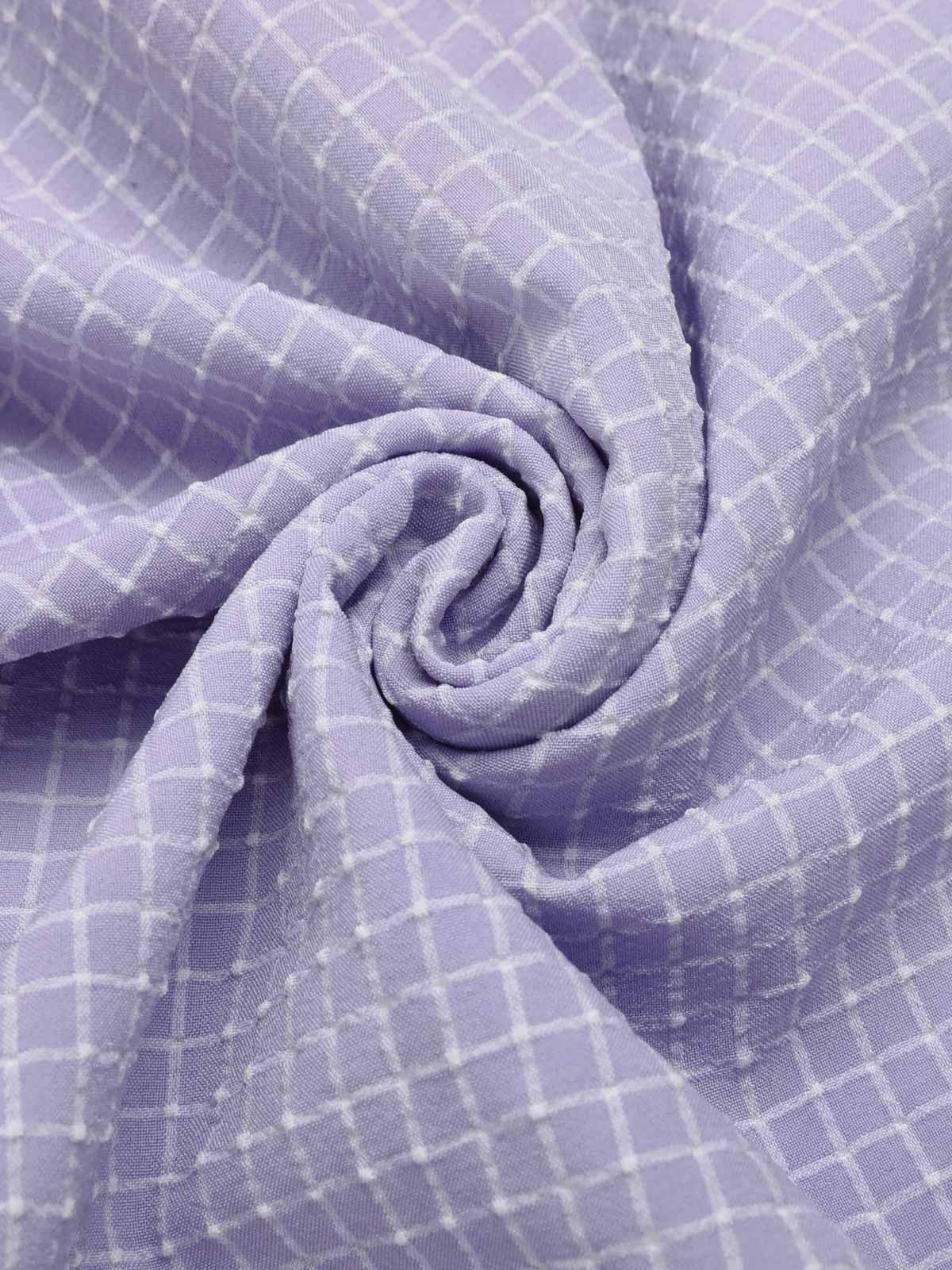 1950s Purple Halter Swing Vintage Dress - Image 5