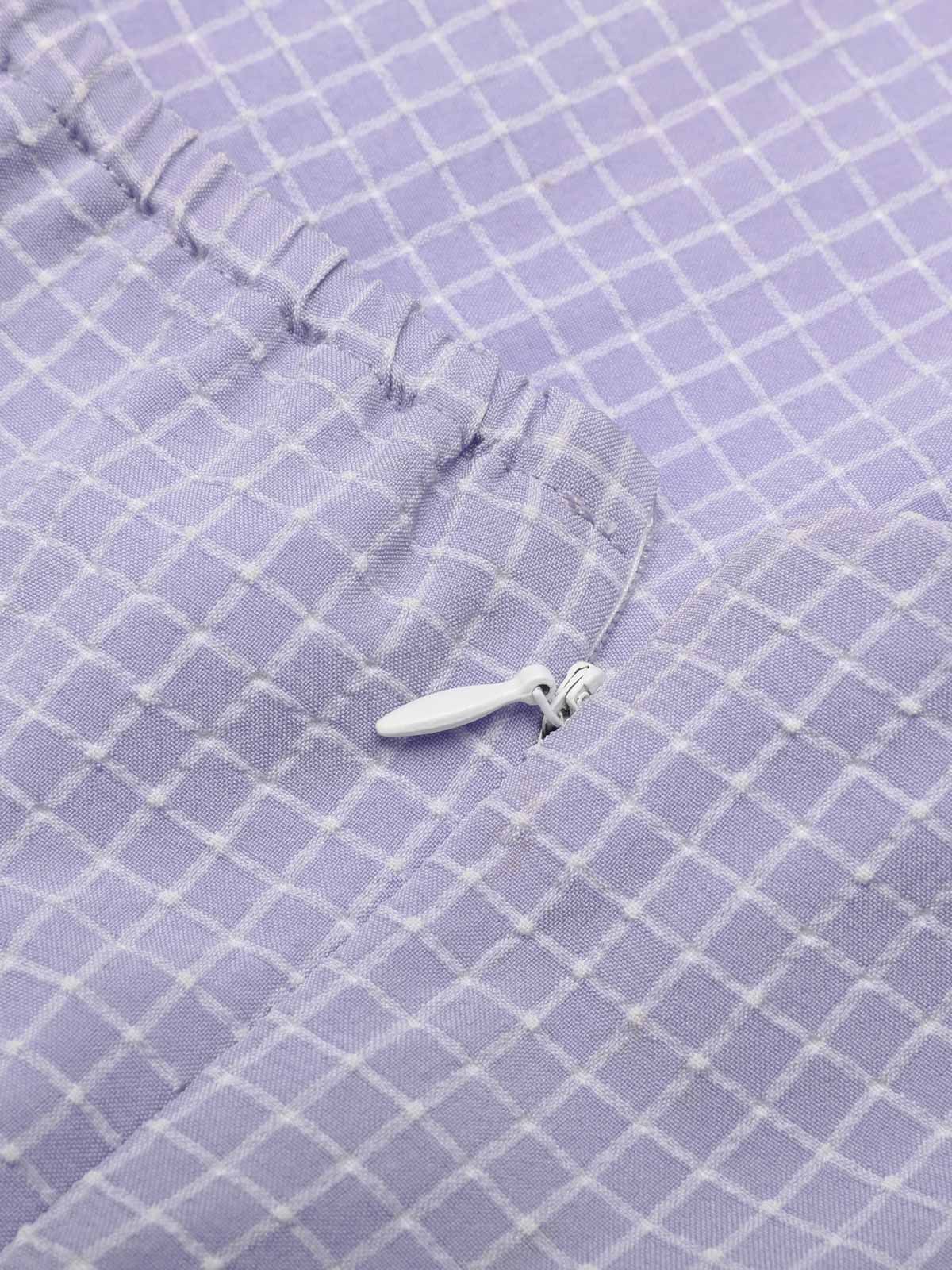 1950s Purple Halter Swing Vintage Dress - Image 8