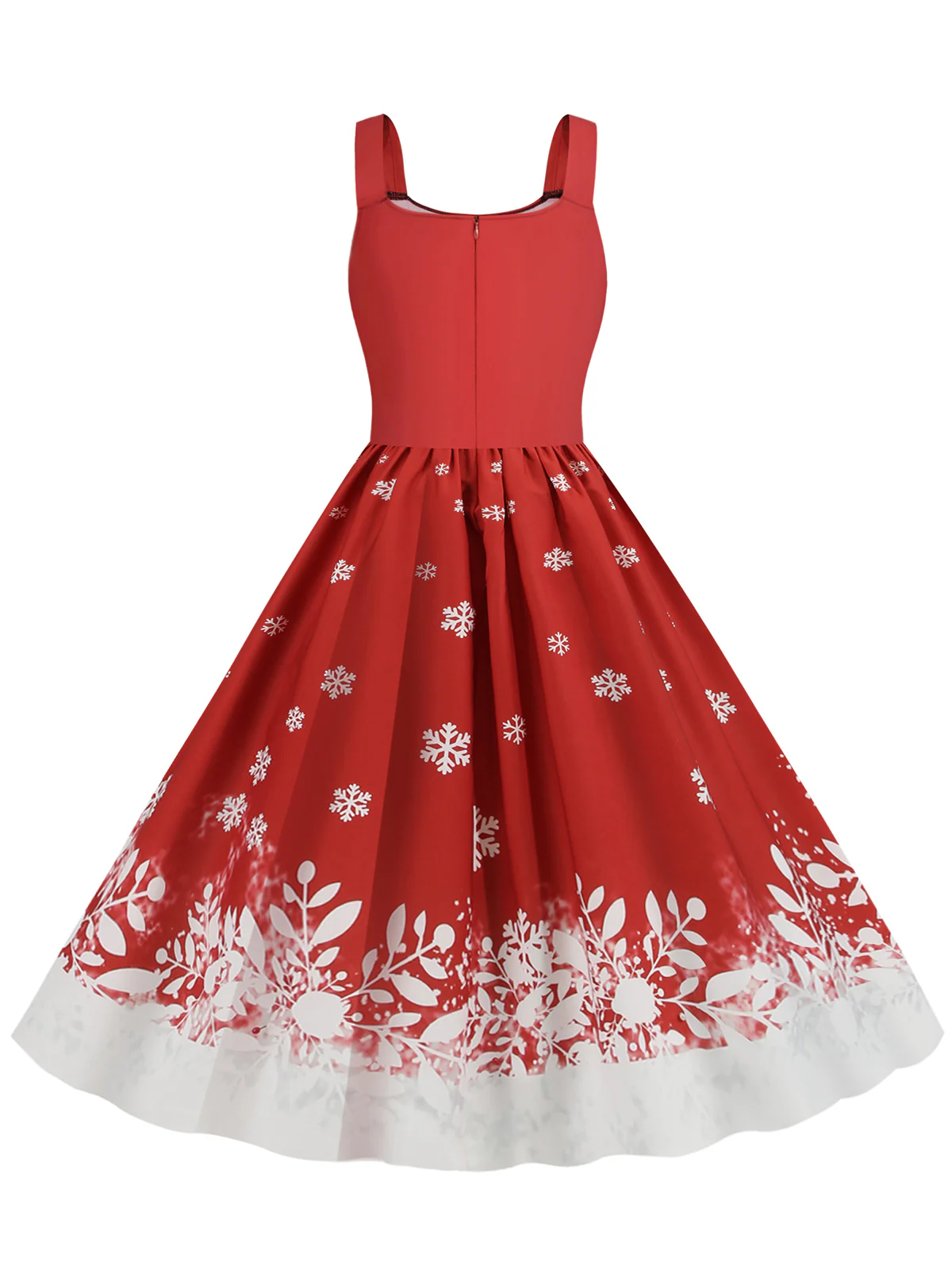 1950s Retro Christmas Santa Claus Swing Dress - Image 4