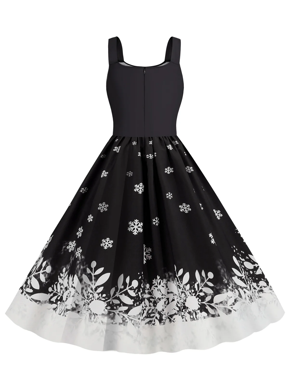 1950s Retro Christmas Santa Claus Swing Dress - Image 9