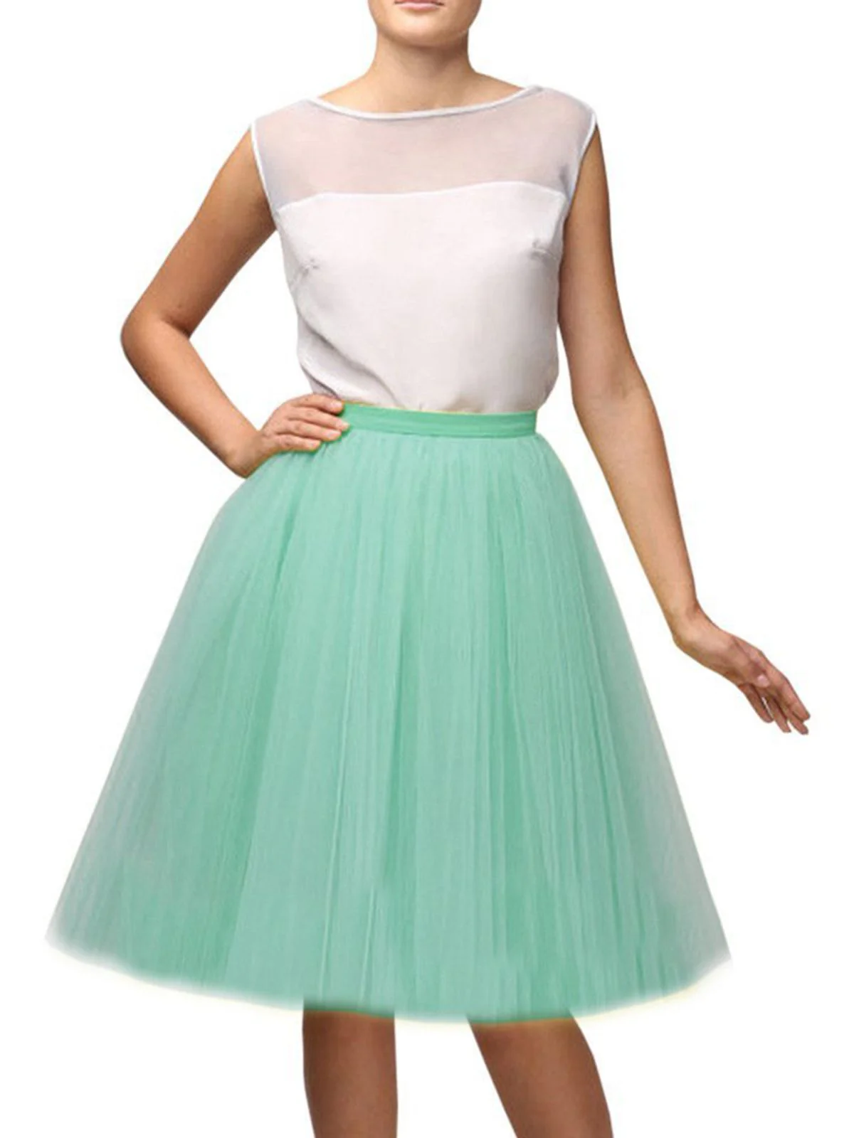 1950s Ruffle Petticoat Tutu Underskirt - Image 12