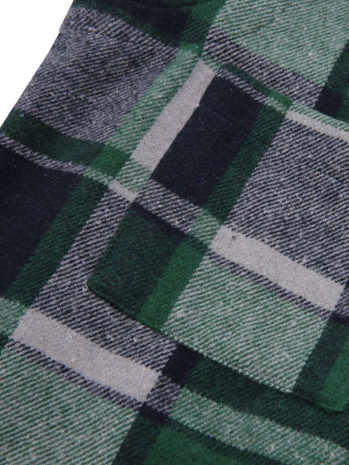 1950s Shirt Collar Flannelette Plaid Vest Coat - Image 8