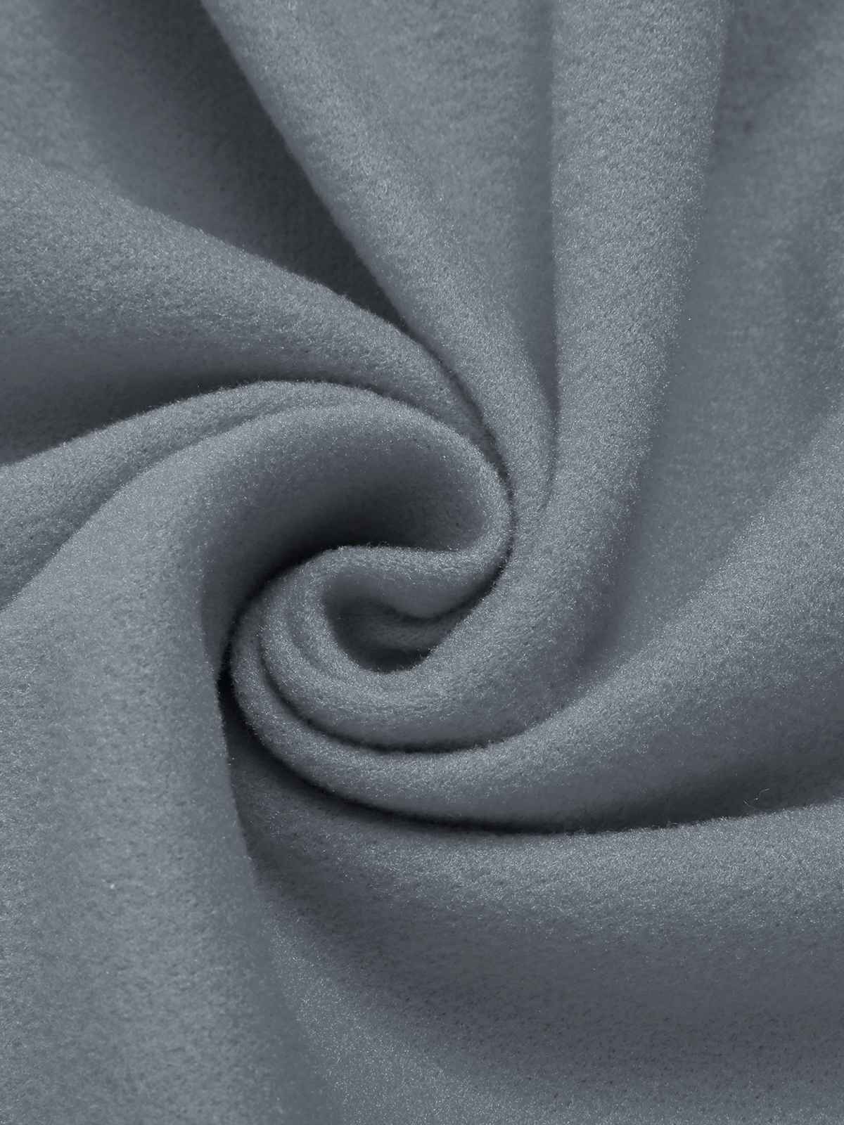1950s Solid Color Lapel Slim Coat - Image 13
