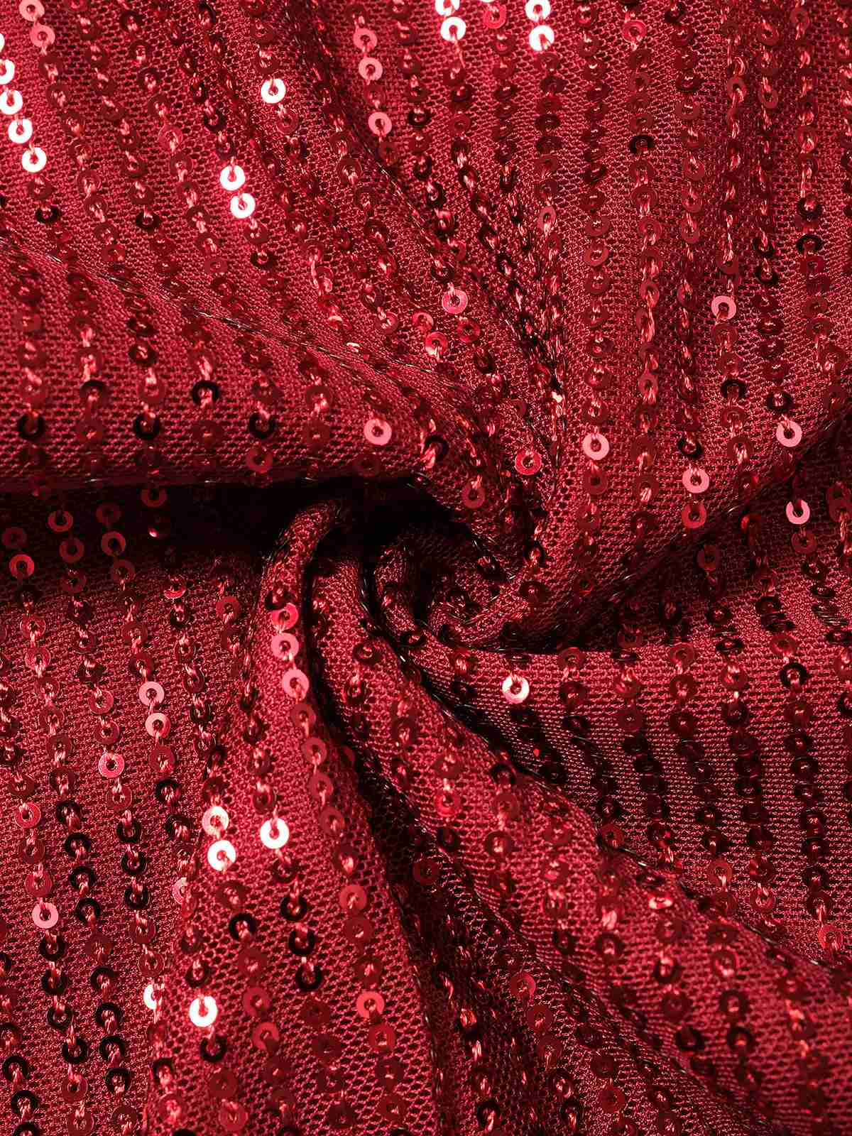 1950s Solid Feather Sequin Patchwork Strapless Jumpsuit - Image 9