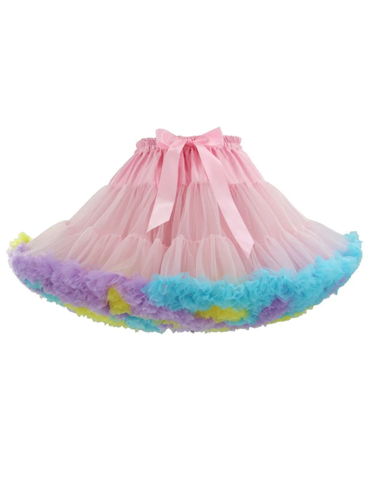 1950s Solid Halloween Mesh Underskirt Petticoat - Image 9
