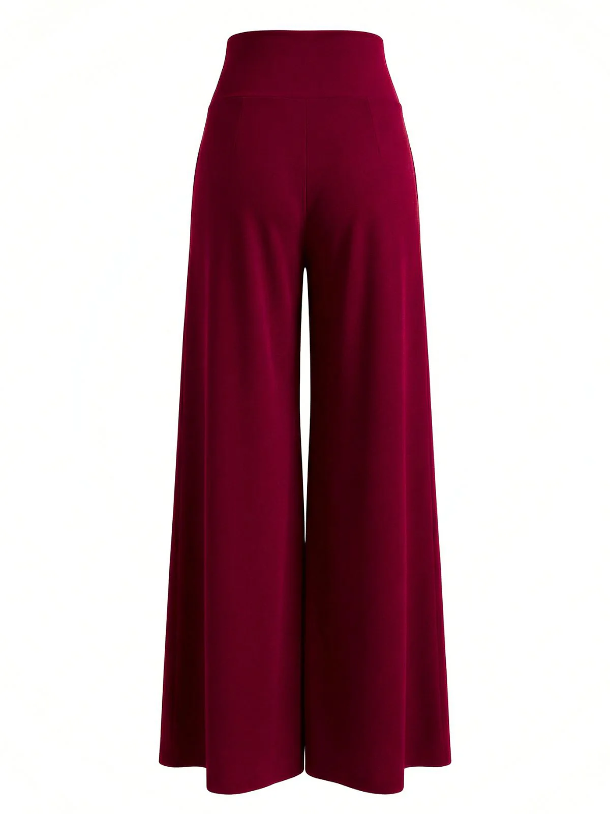 1950s Solid High Waist Double Breasted Wideleg Pants - Image 4