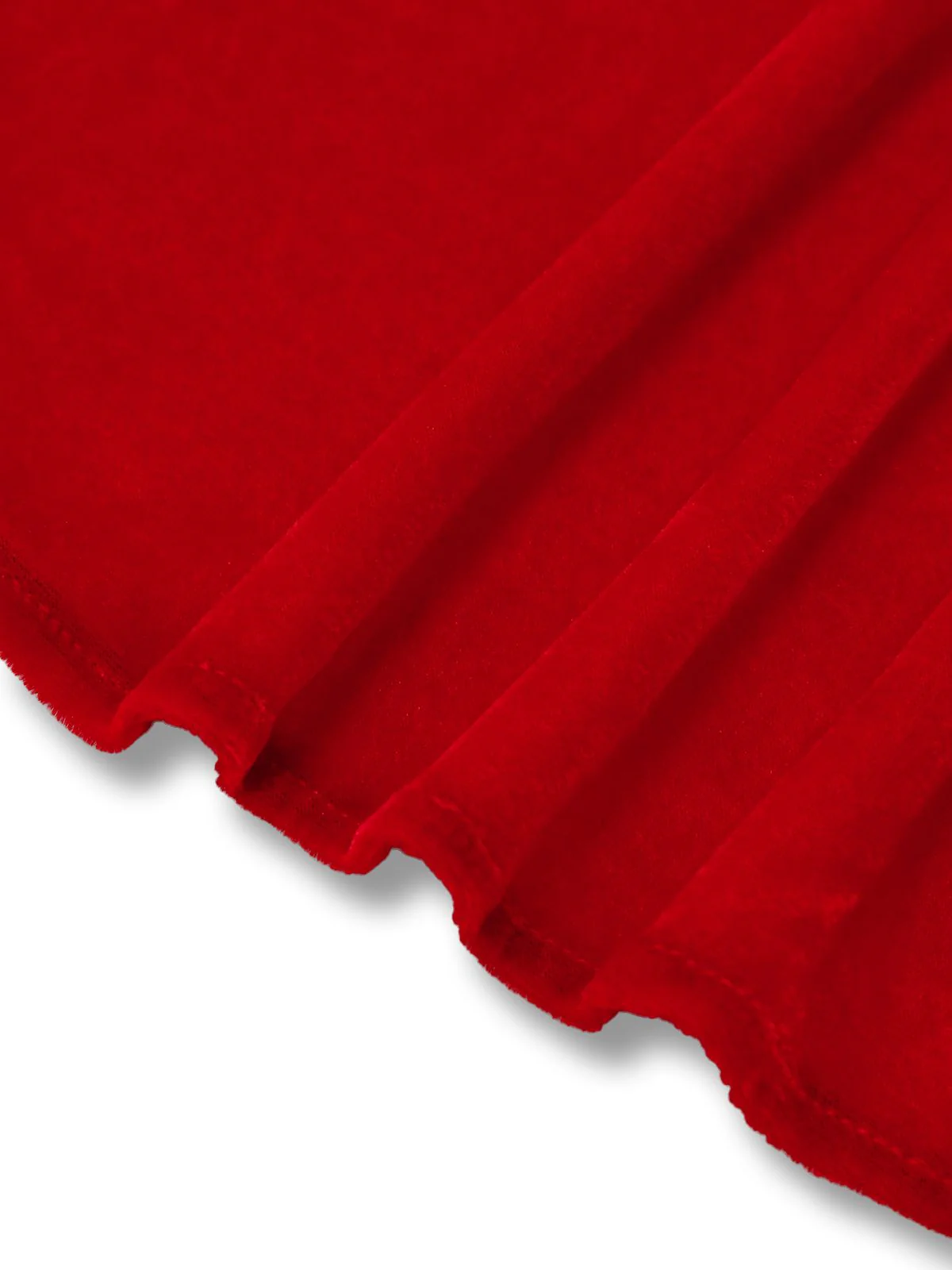 1950s Solid Lace Velvet Patchwork Cape - Image 5