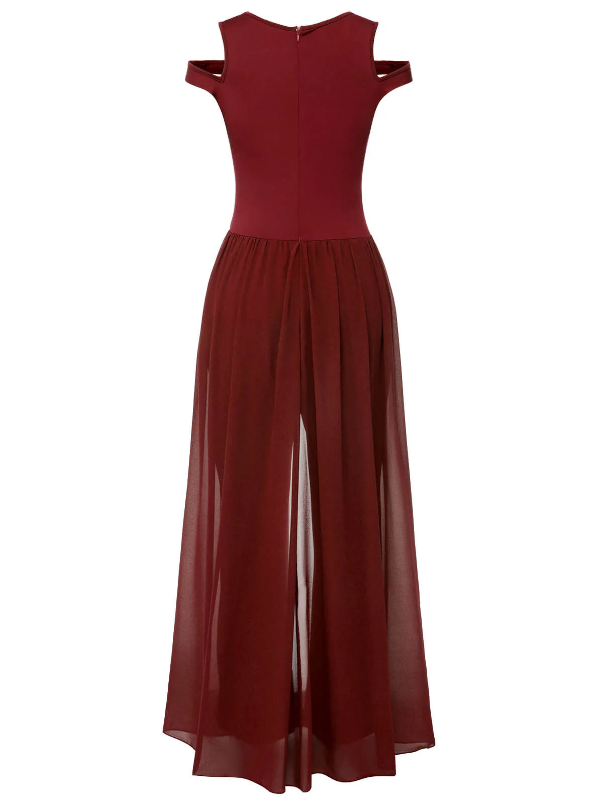 1950s Solid Patchwork Sleeveless Cutout Jumpsuit - Image 15