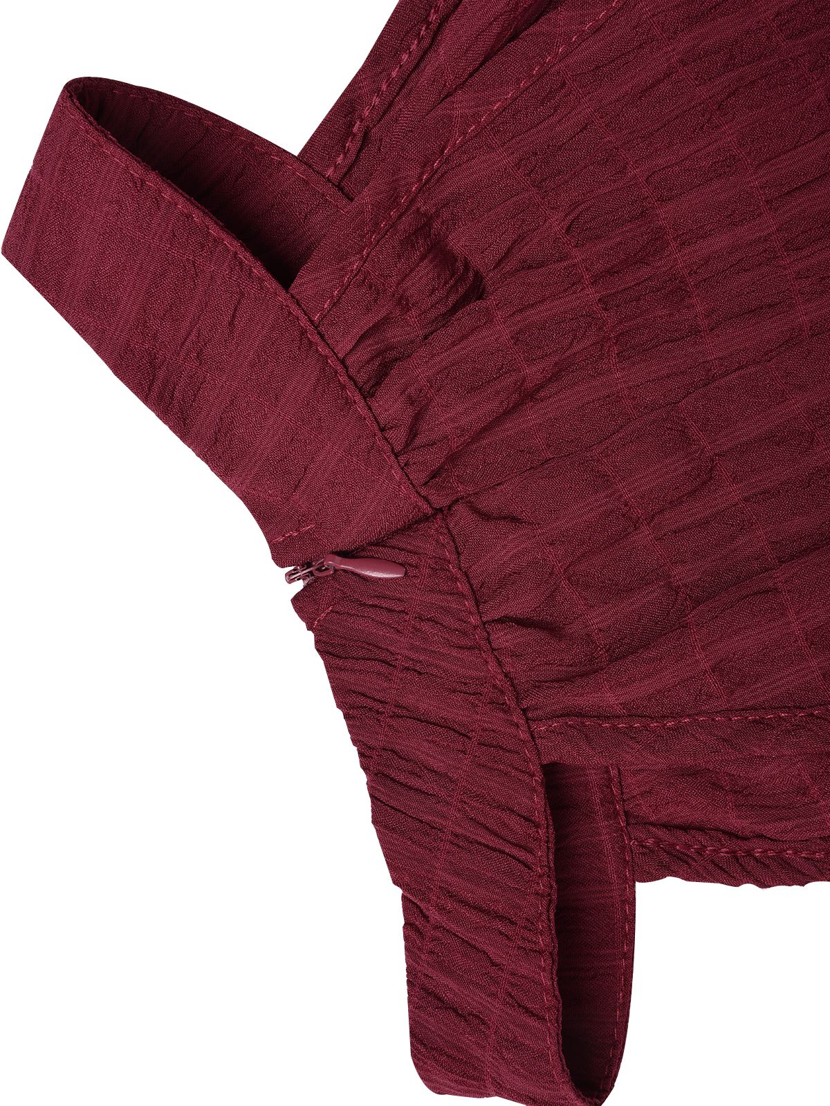 1950s Solid Sleeveless Belt Tutu Dress - Image 4