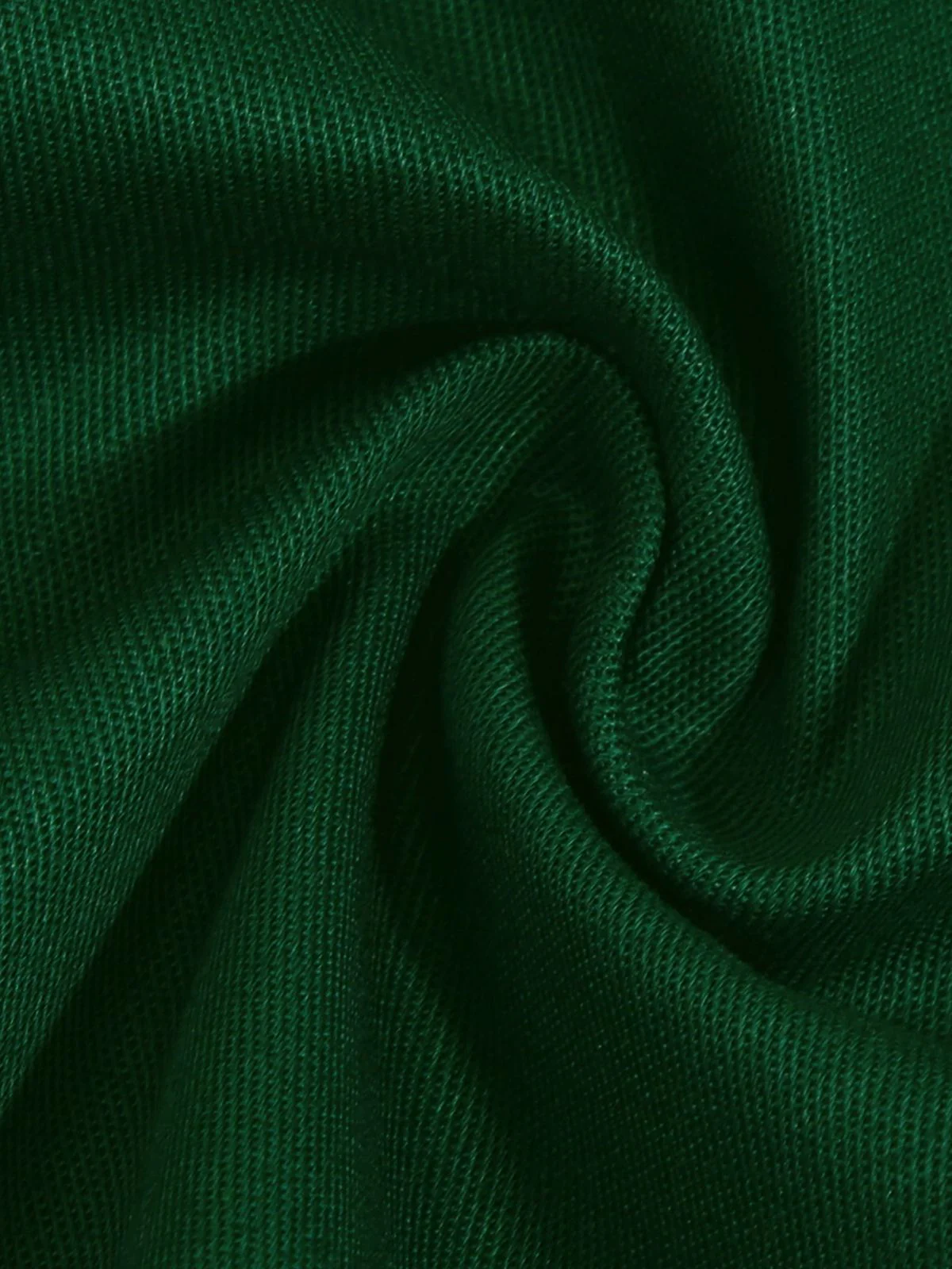 1950s Solid Sweetheart Fold Swing Dress - Image 16