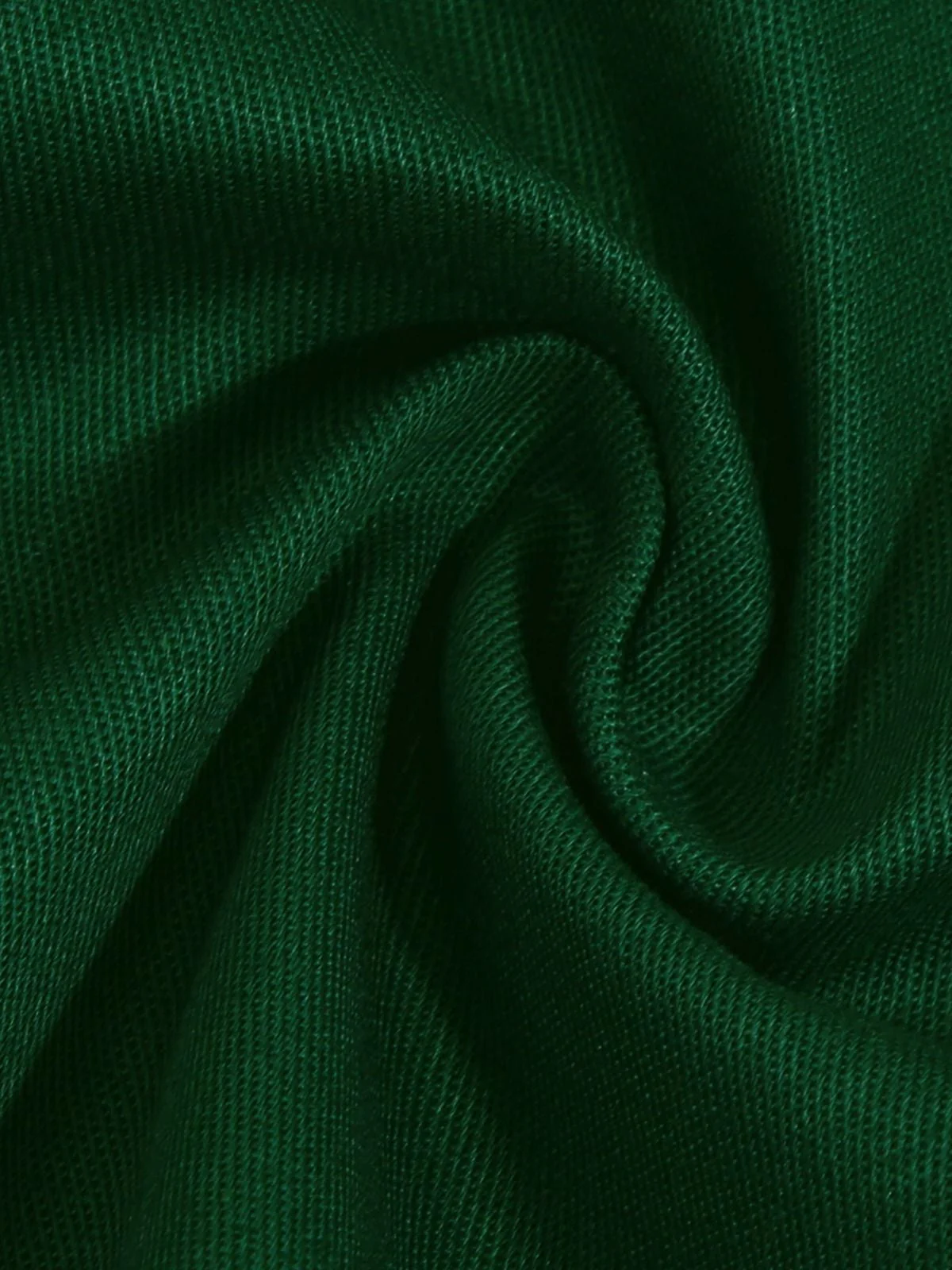 1950s Solid Sweetheart Fold Swing Dress - Image 7