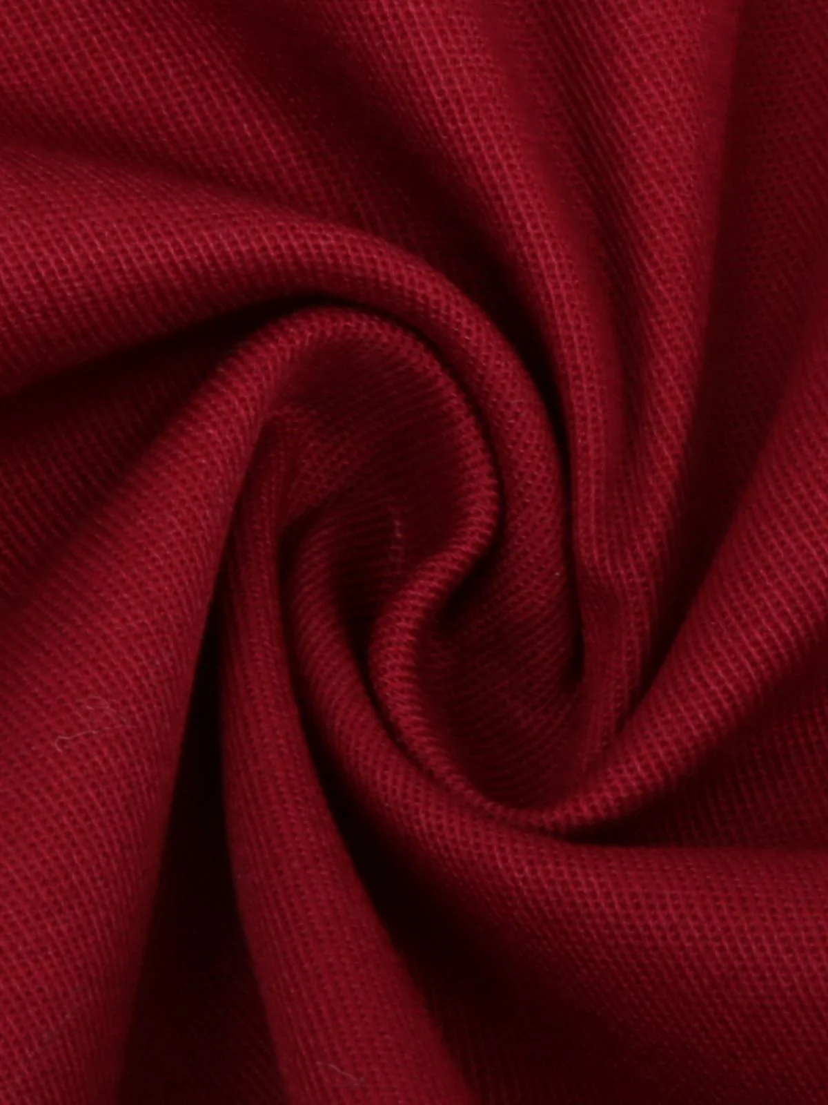 1950s Solid Sweetheart Fold Swing Dress - Image 17