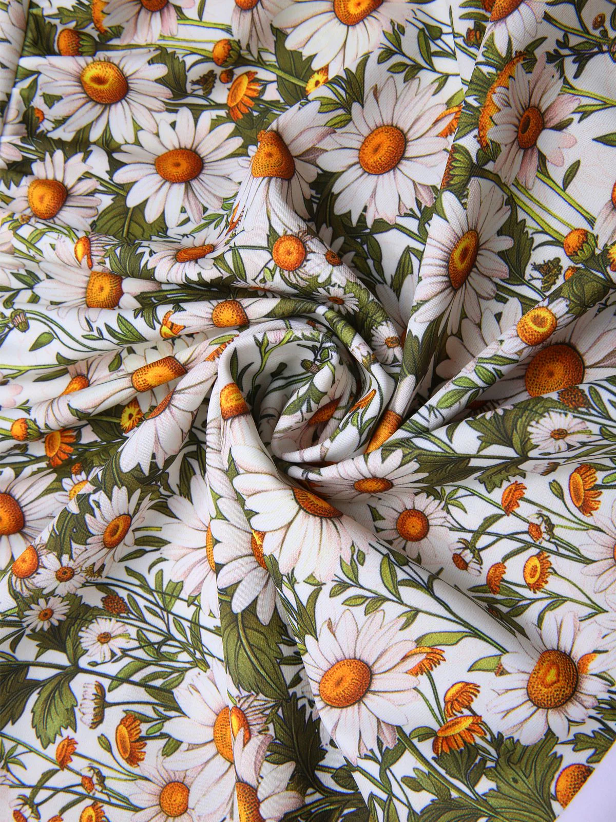 1950s Spaghetti Strap Daisy Binding Swimdress - Image 7