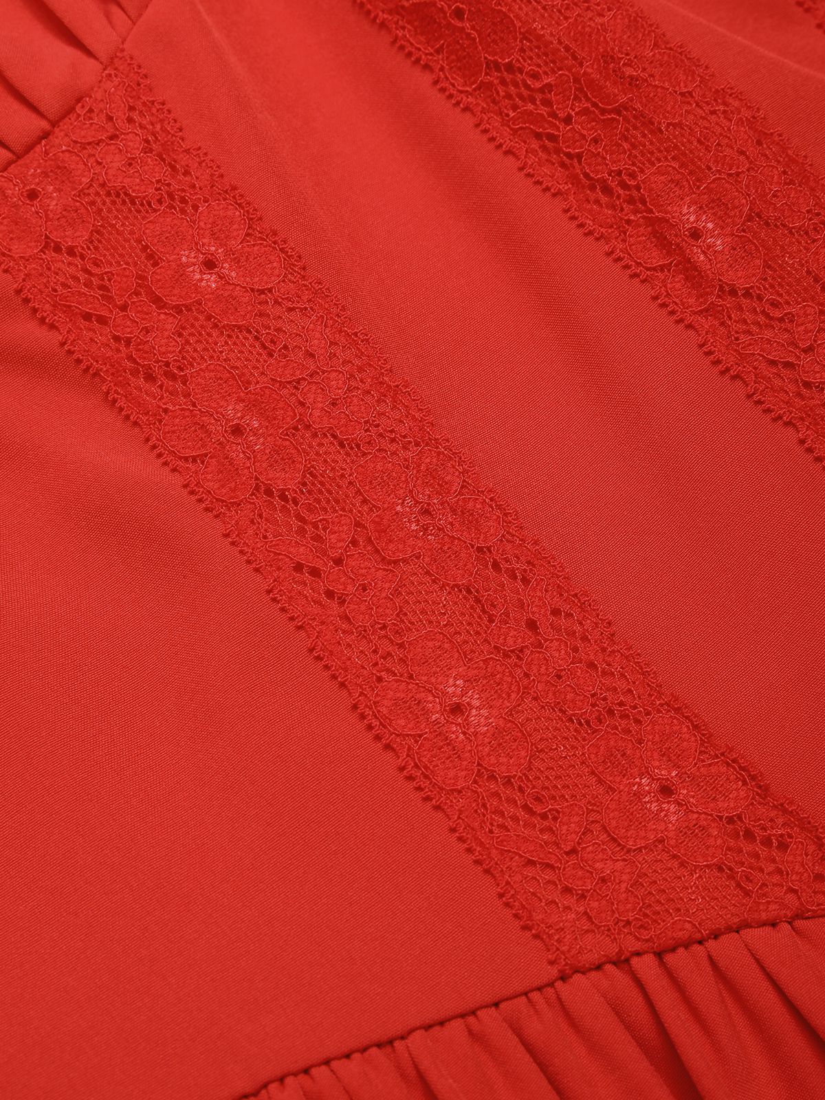1950s Strap Lace-Up Corset Mini Dress - Image 4