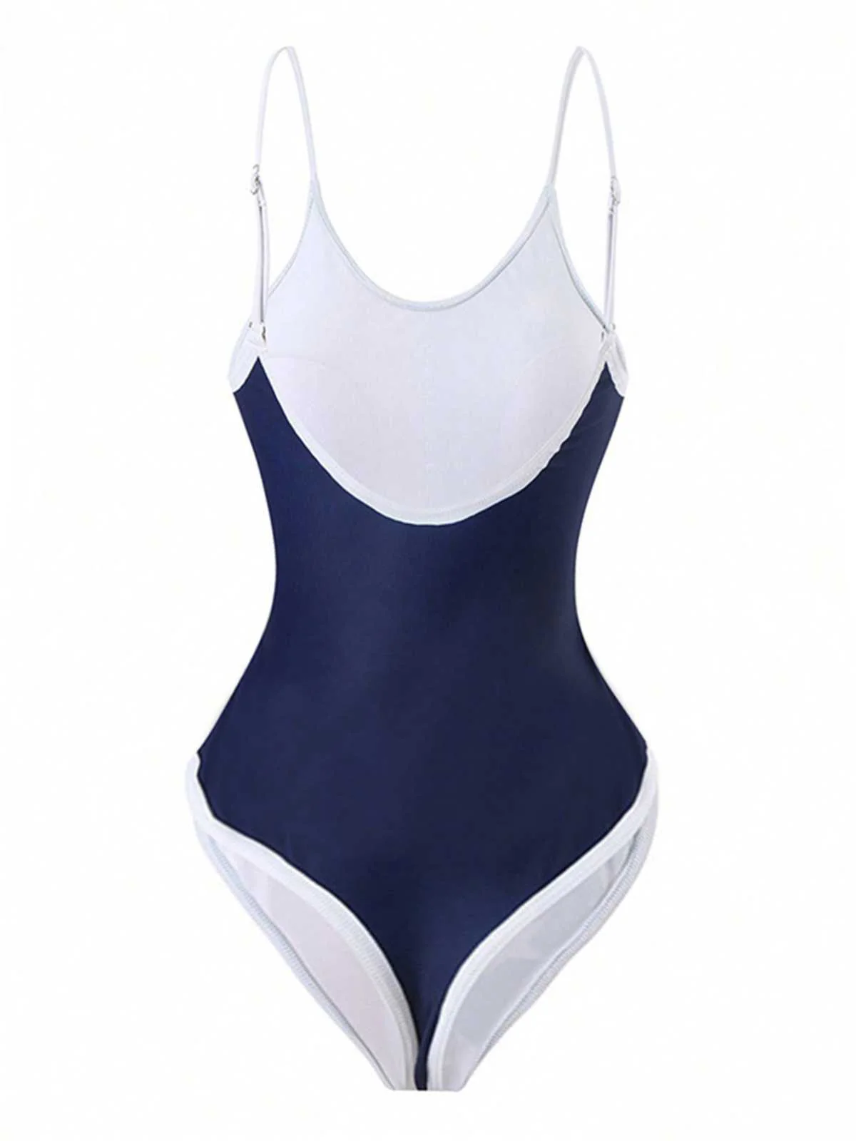 1950s Strap Stars Stripes Flag Print One-Piece Swimsuit - Image 2