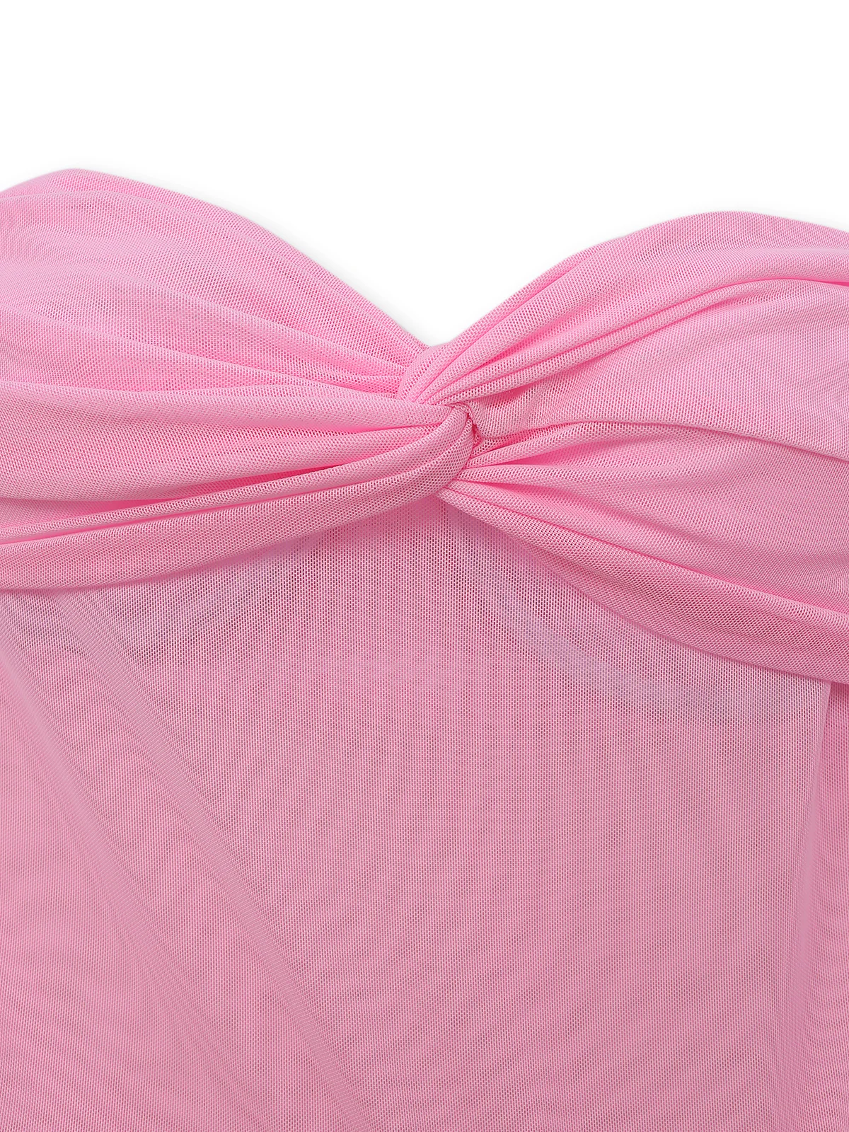 1950s Strapless Halter Neck Dress - Image 4