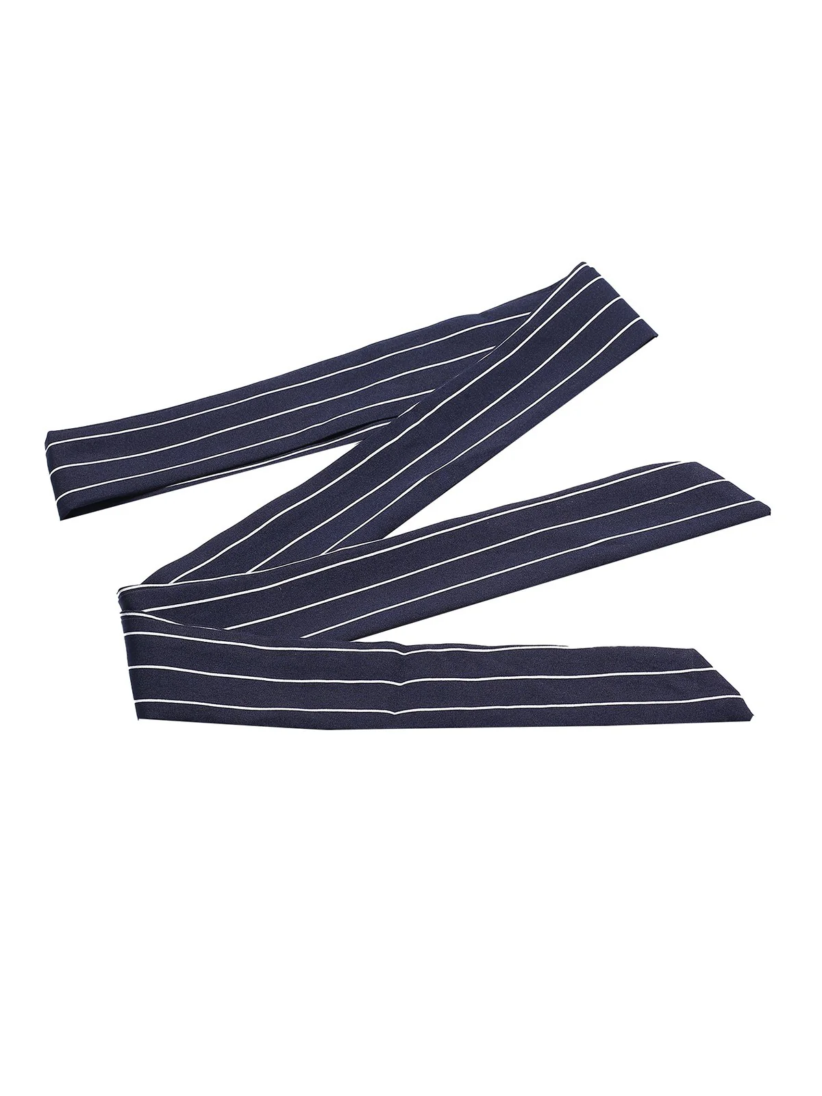 1950s Striped Slanted Shoulder Ruffle Jumpsuit - Image 5