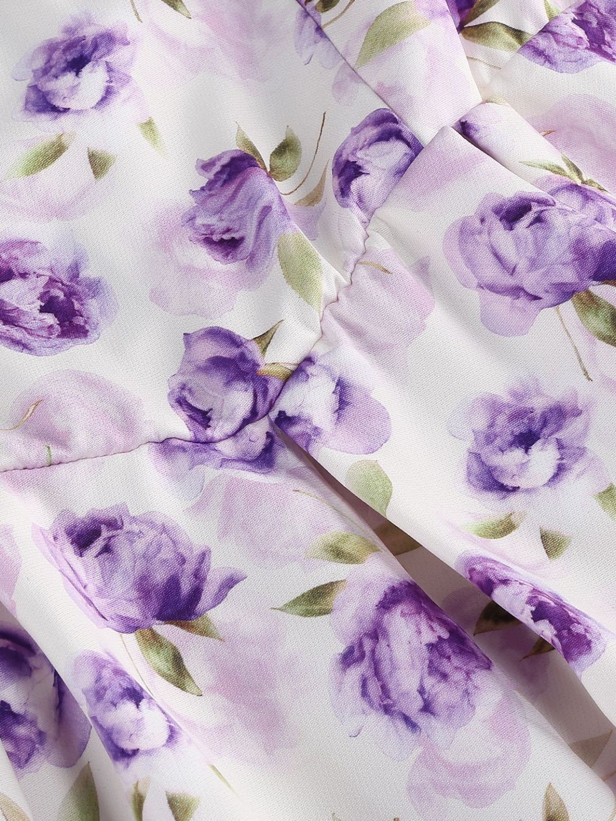 1950s Vintage Floral Swing Dress - Image 14