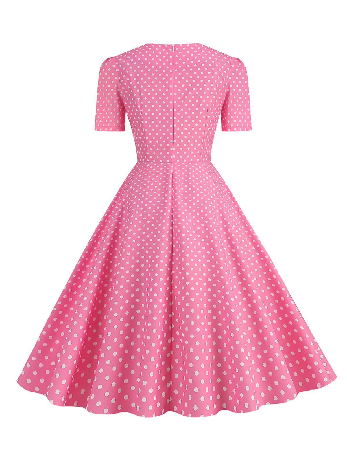 1950s Vintage Sweetheart Bow Swing Dress - Image 15