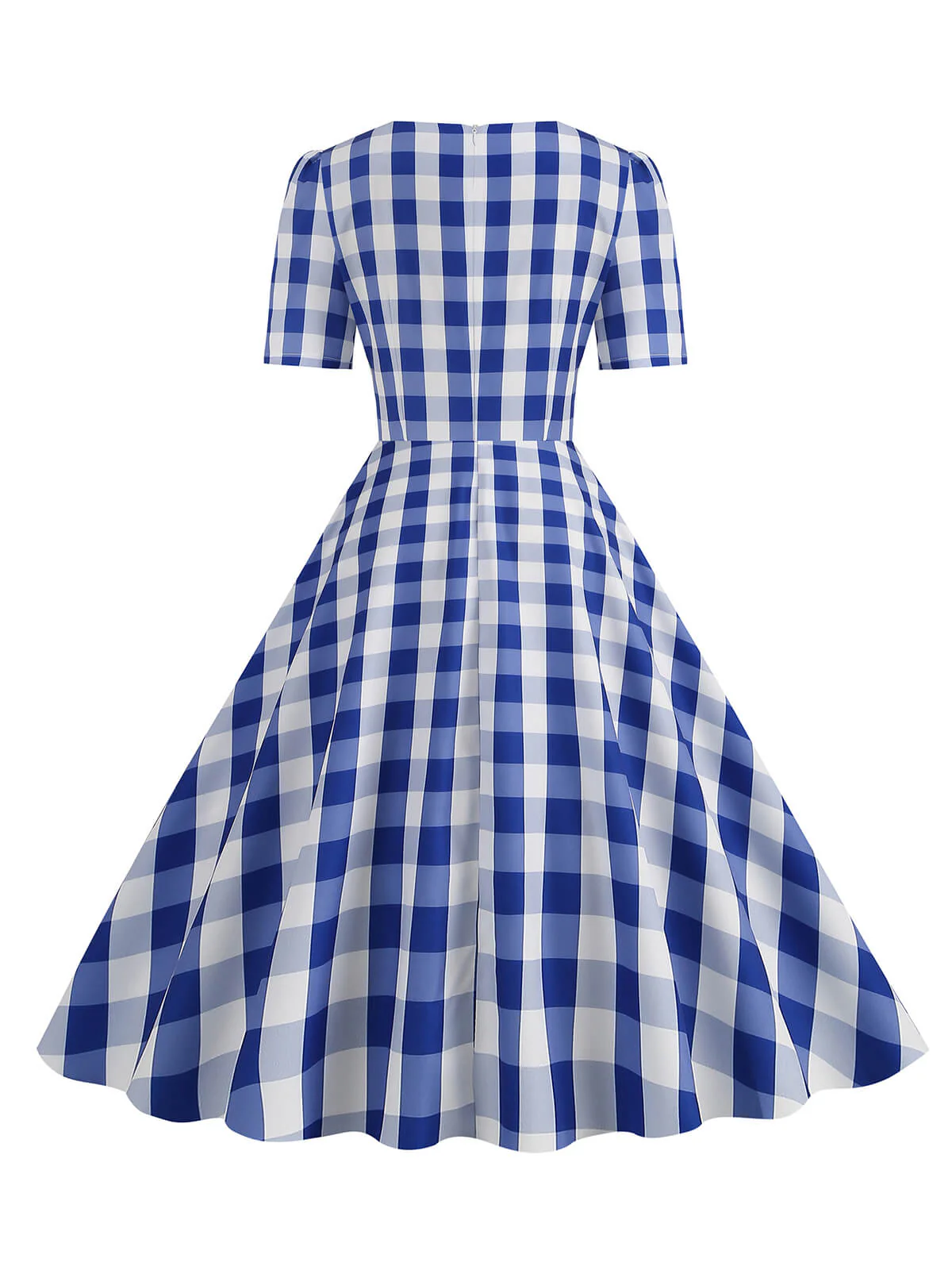 1950s Vintage Sweetheart Bow Swing Dress - Image 6