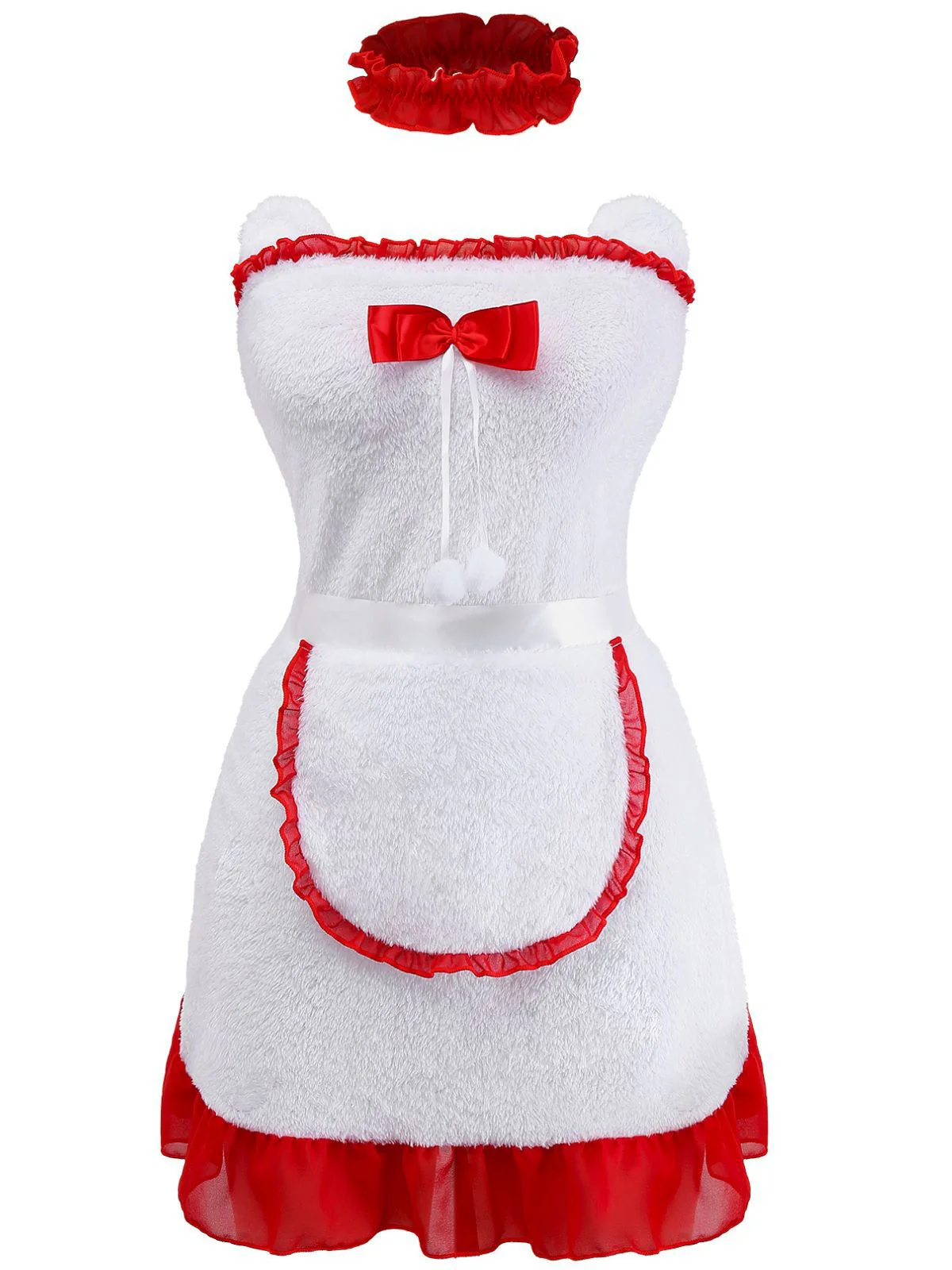 1960s Bow Bell Fluffy Tail Bunny Nightgown - Image 2