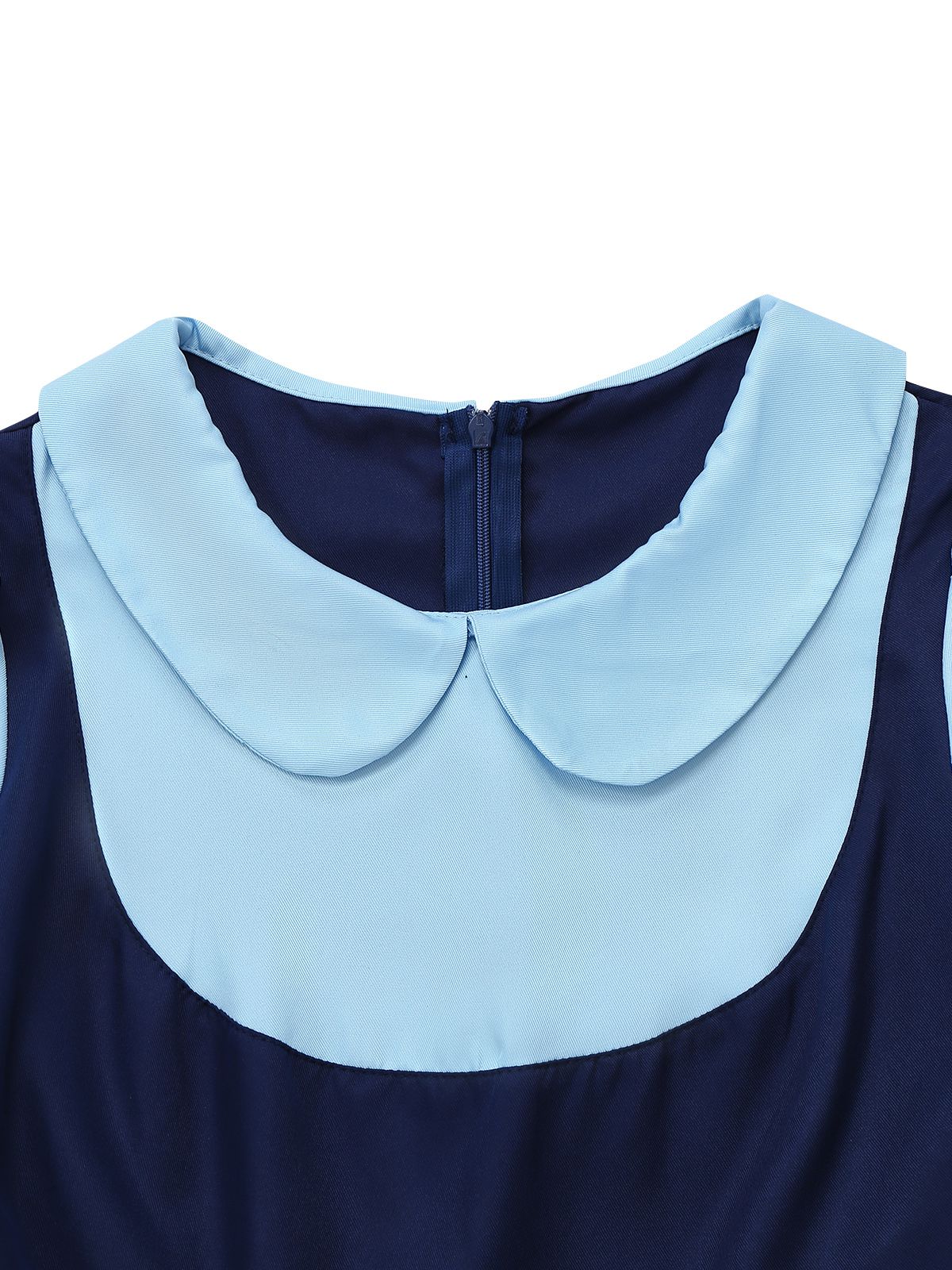 1960s Bunny Officer Mock Two-Piece Shirt Dress Set - Image 3