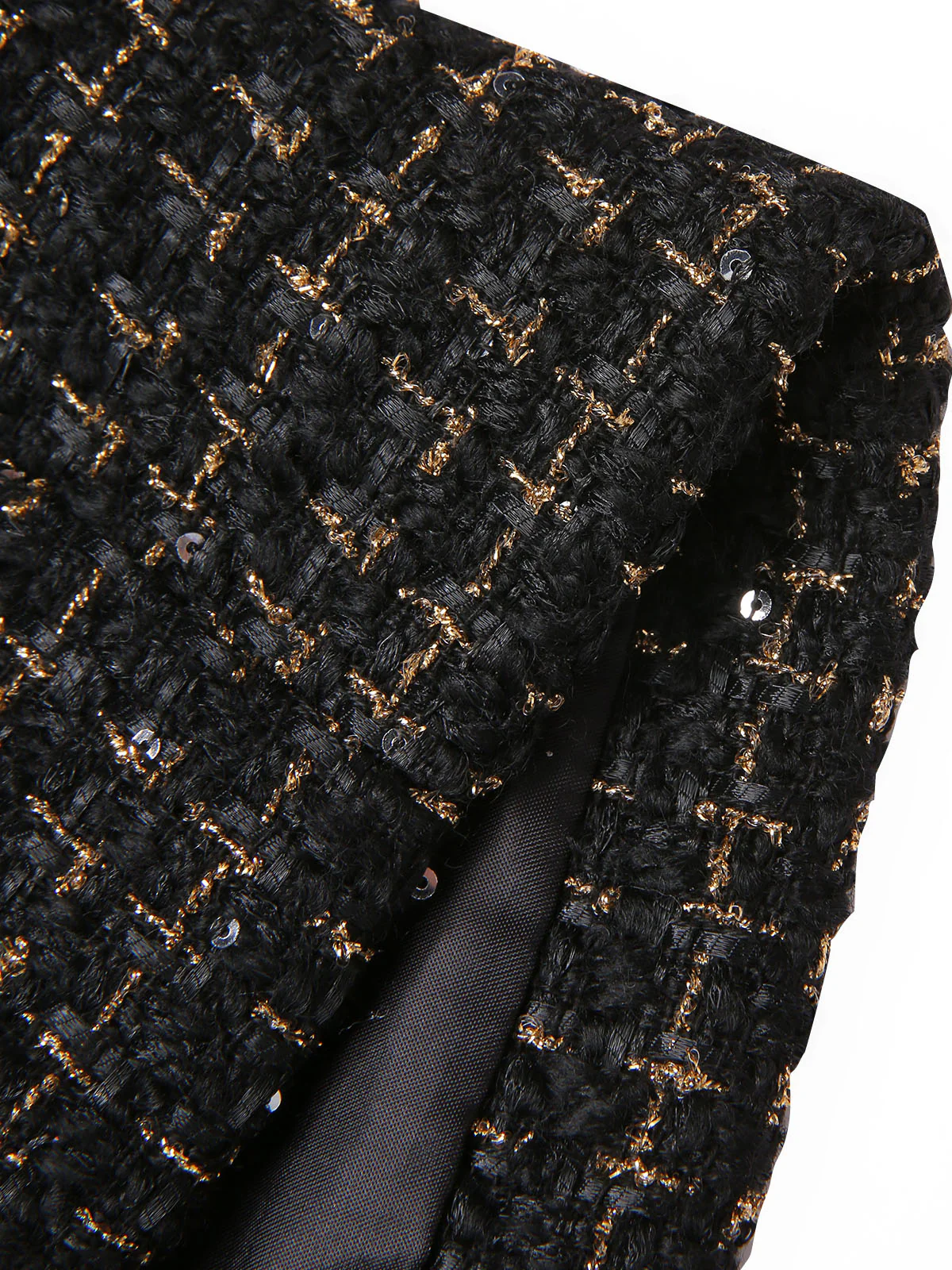 1960s Button Tweed Long Sleeve Cropped Coat - Image 6