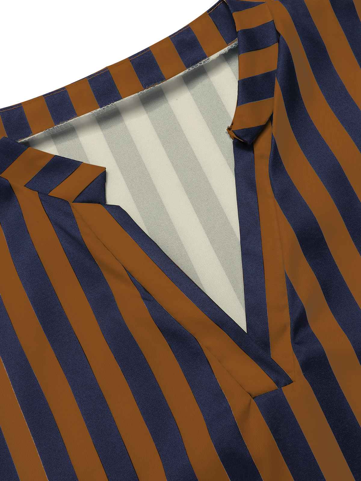 1960s Cap Sleeve Vertical Stripe Pencil Dress - Image 8