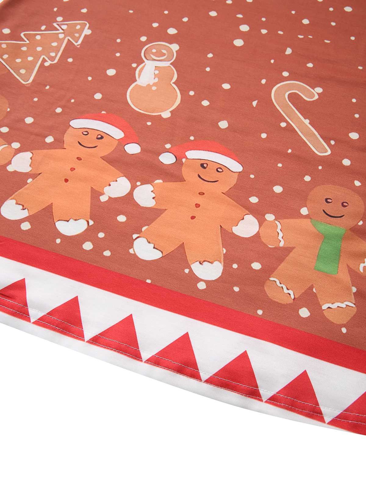 1960s Christmas Gingerbread Man A-Line Dress - Image 7