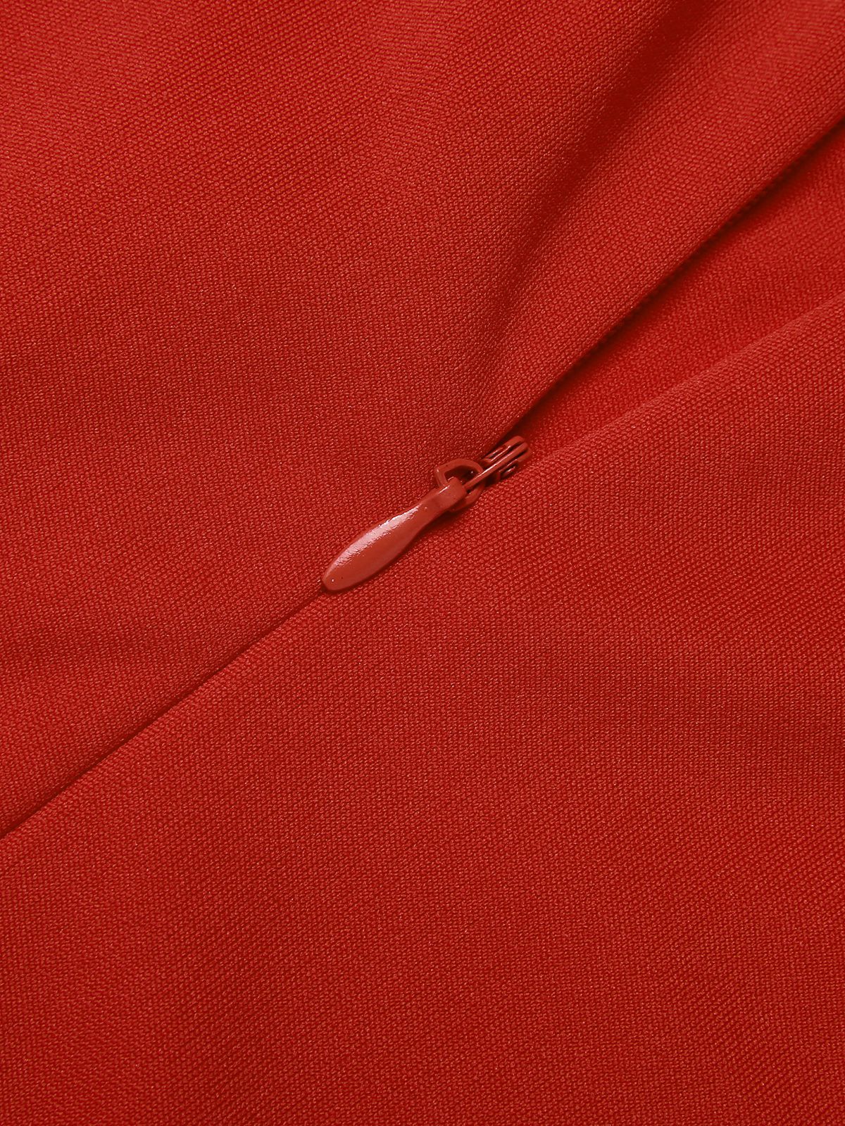 1960s Crewl Halter Bow Solid Jumpsuit - Image 10