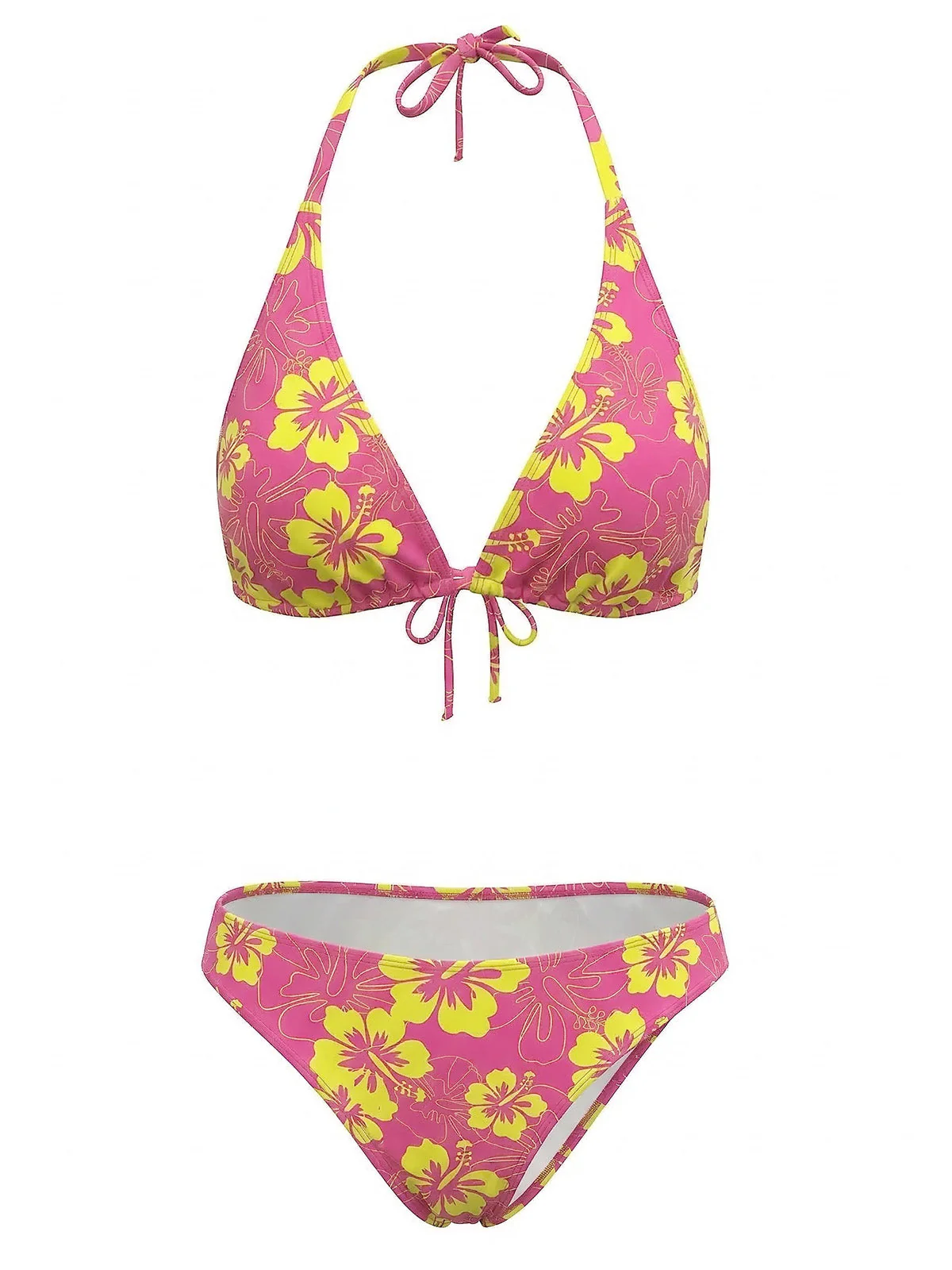 1960s Floral Tropical Bikini Set - Image 10