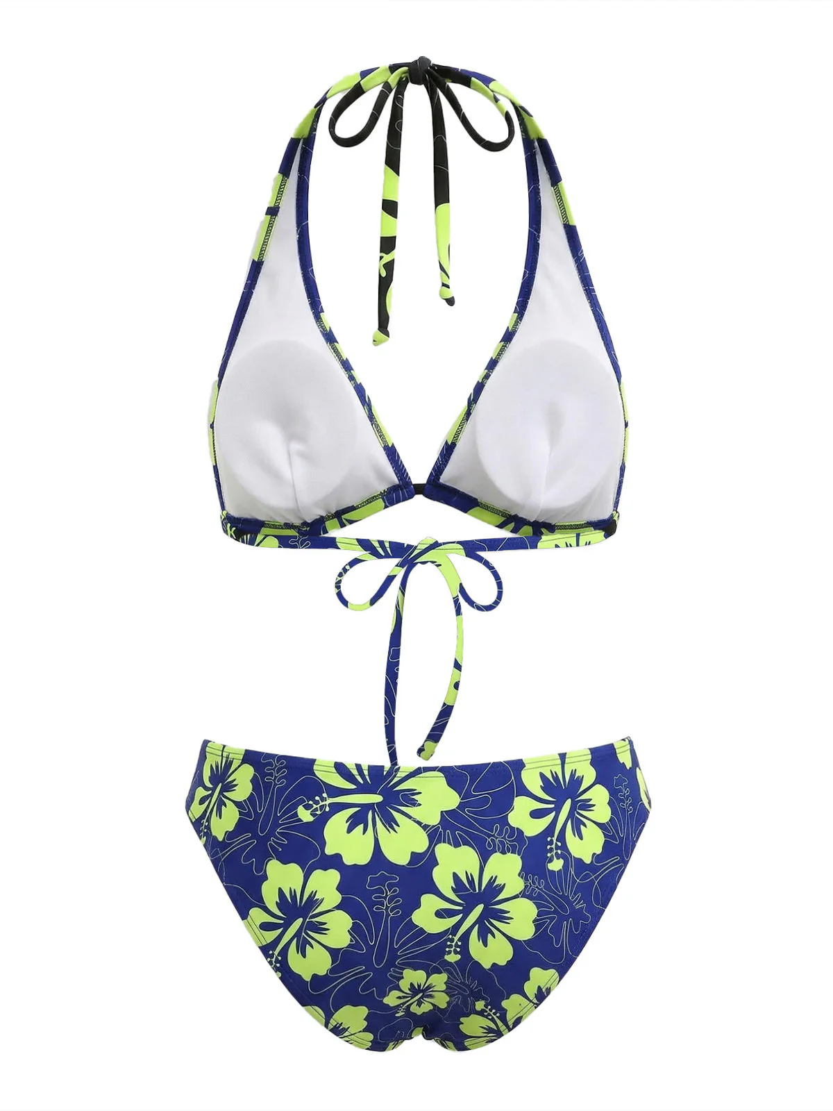 1960s Floral Tropical Bikini Set - Image 5