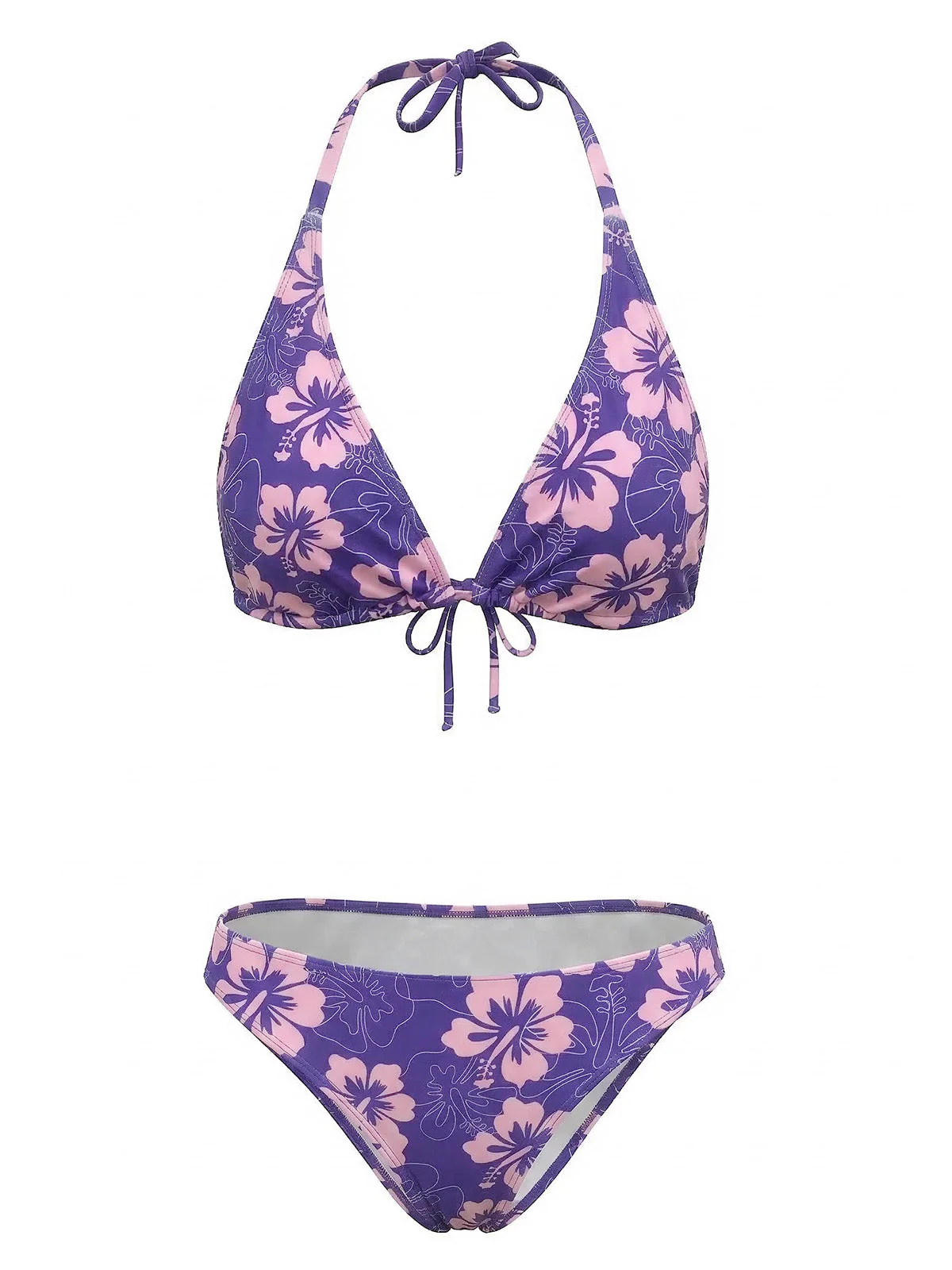 1960s Floral Tropical Bikini Set - Image 6