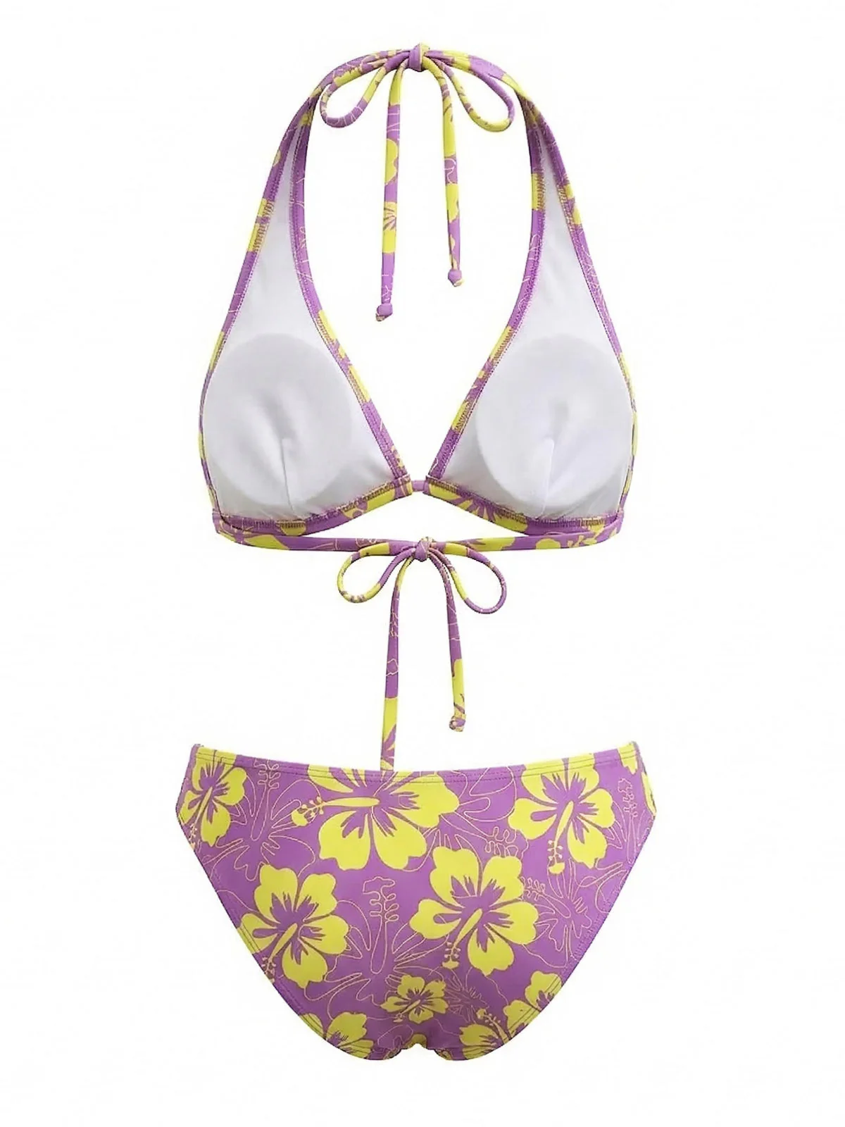 1960s Floral Tropical Bikini Set - Image 9