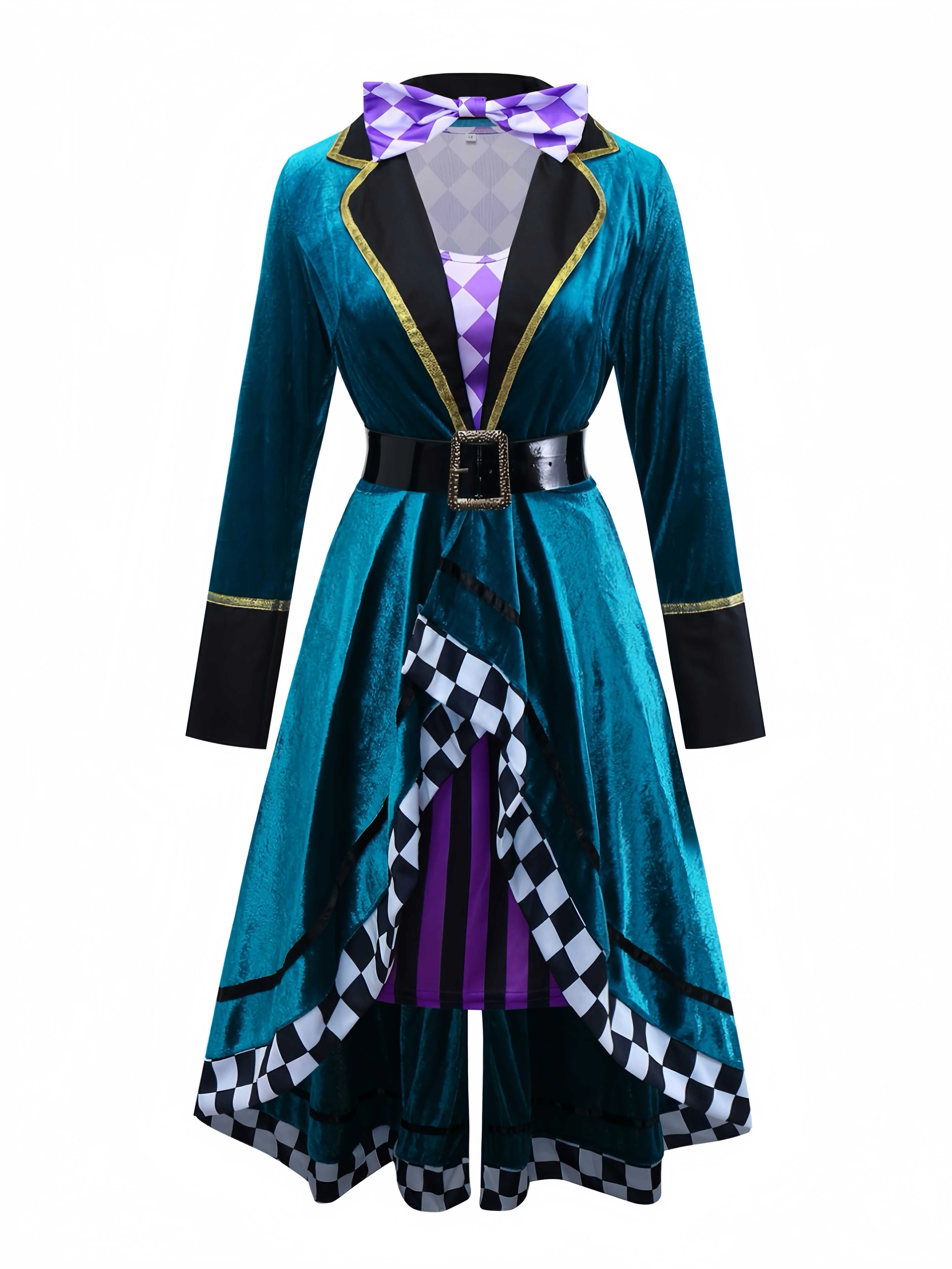 1960s Halloween Mad Hatter Inspired Costume Set - Image 2