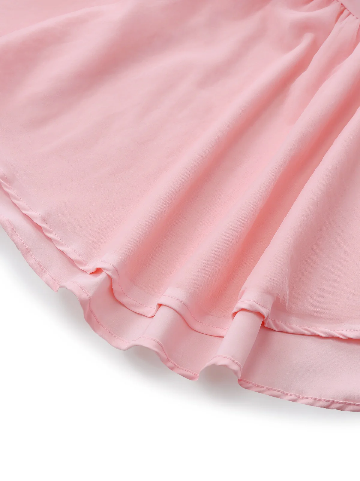 1960s Halter Tie Neck Solid Fishbone Tutu Dress - Image 5