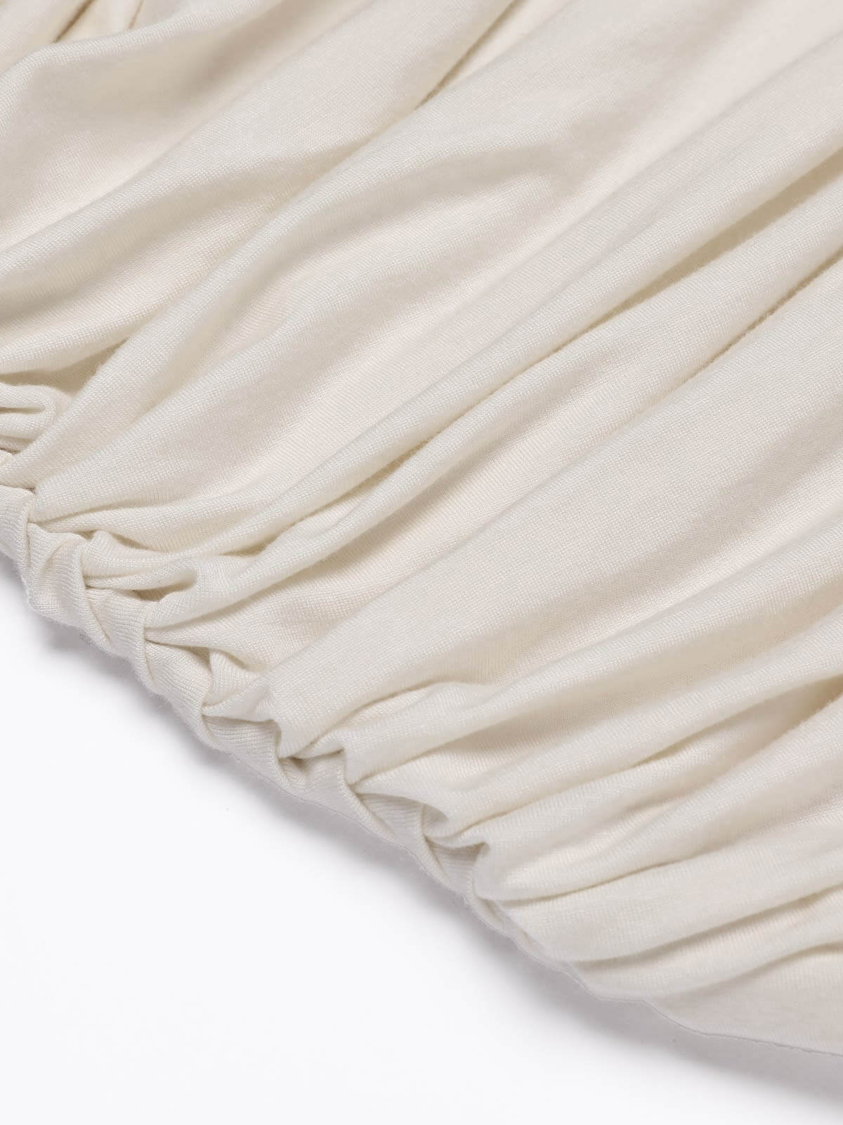 Ivory 1960s Cap Sleeve Slim Pleated Dress - Image 5