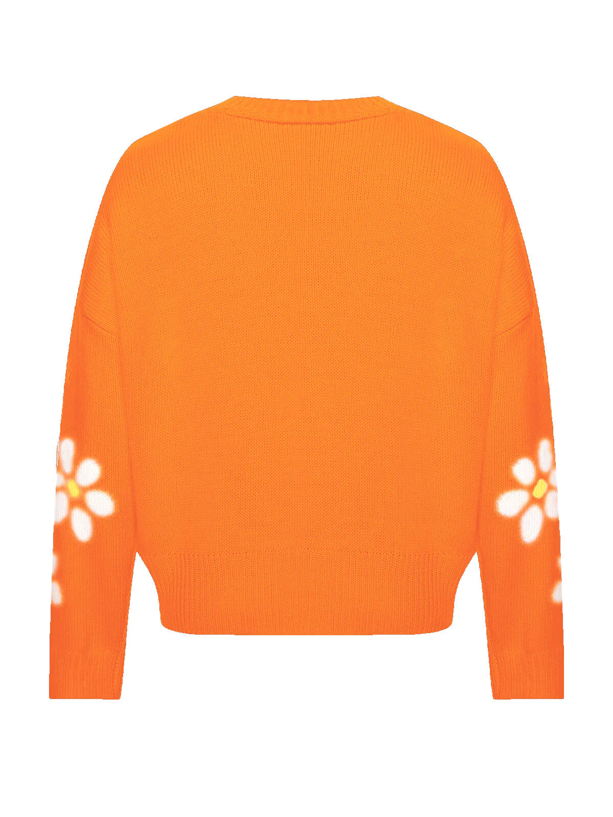 1960s Jacquard Floral Knitted Cardigan - Image 2