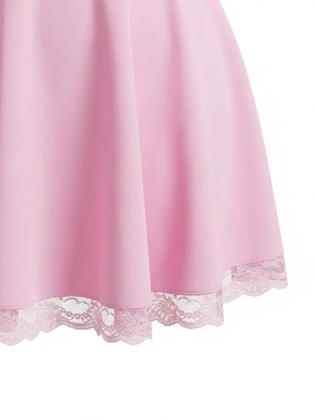 1960s Lace Square Neck Backless French Dress - Image 5