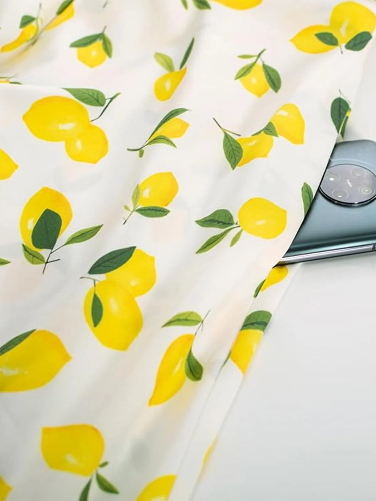 1960s Lemon Umbrella Belt Skirt - Image 3