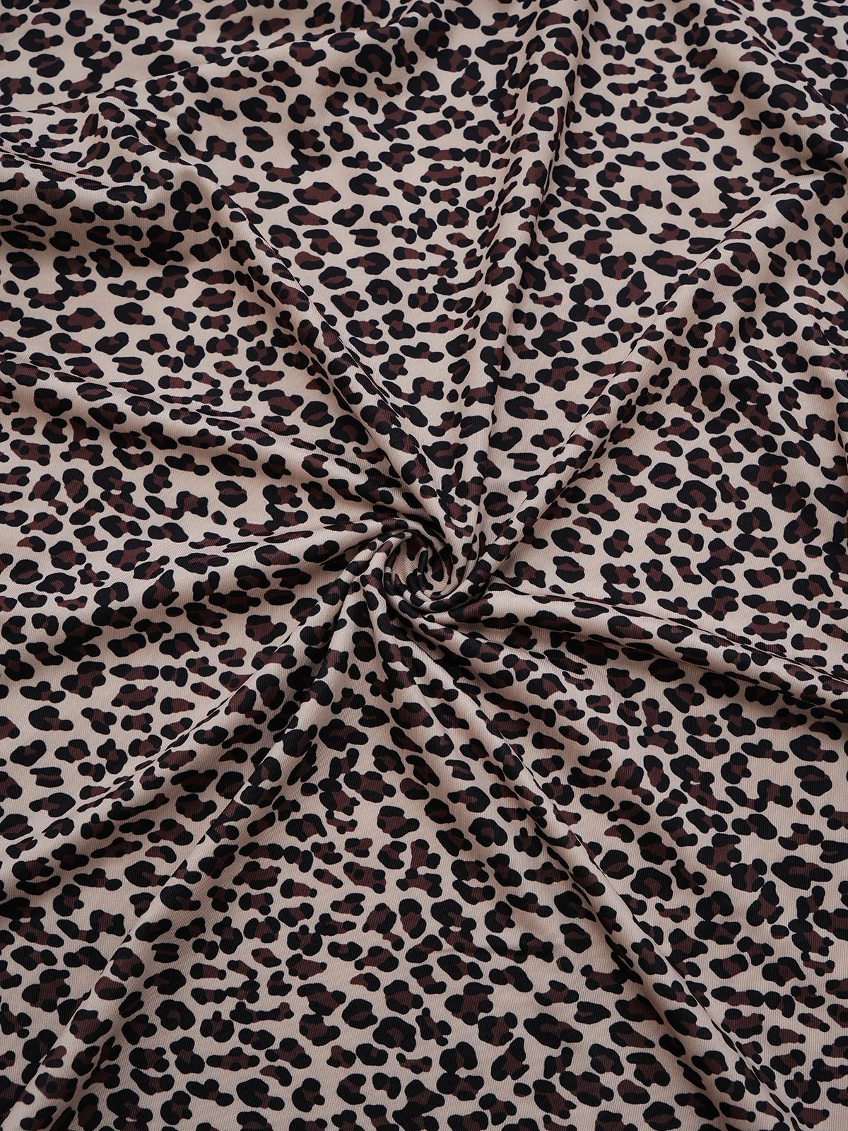 1960s Leopard Print Lace Trim Halter Nightgown - Image 5