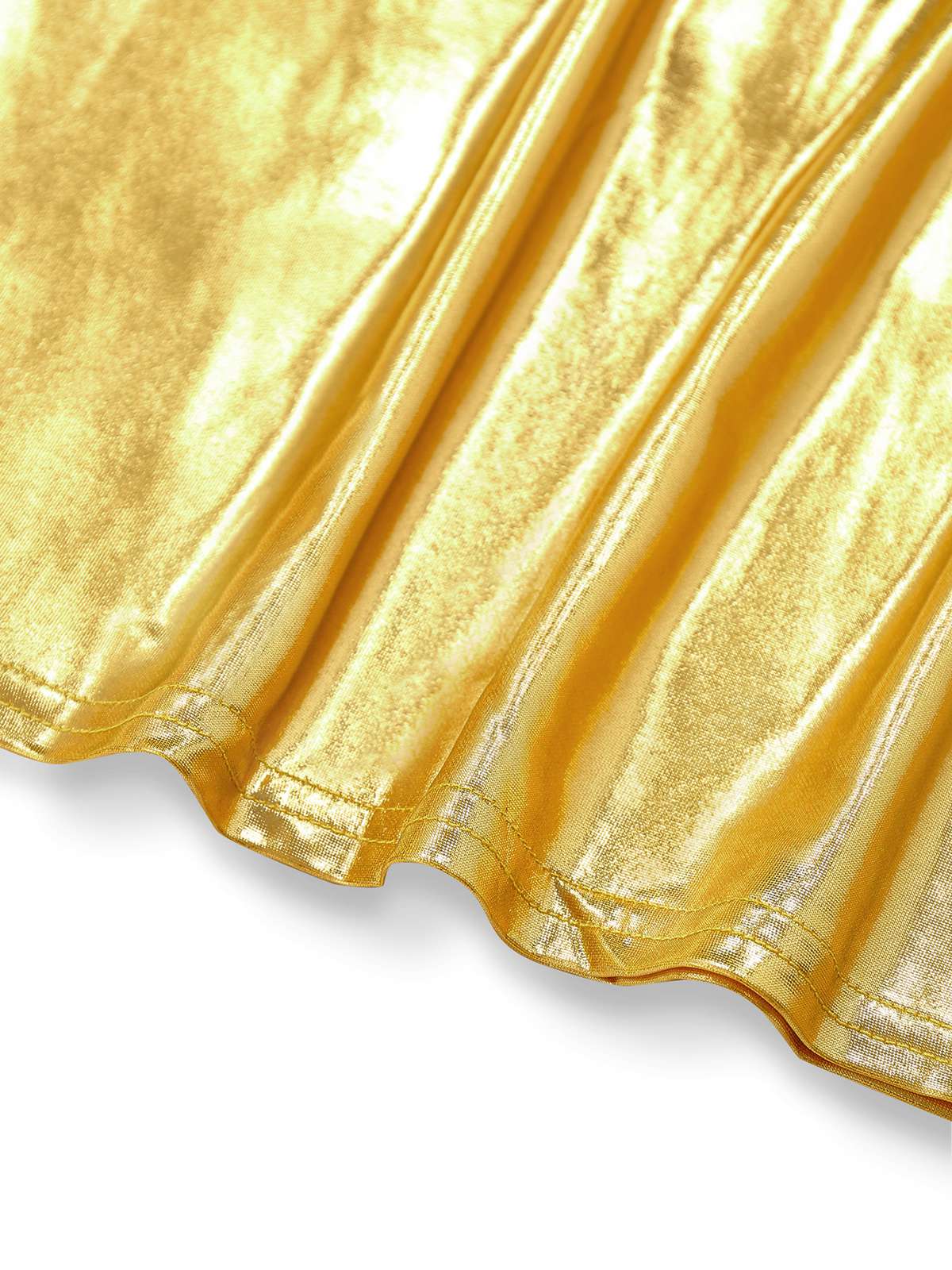 1960s Metallic Halter Keyhole Bodycon Dress - Image 5