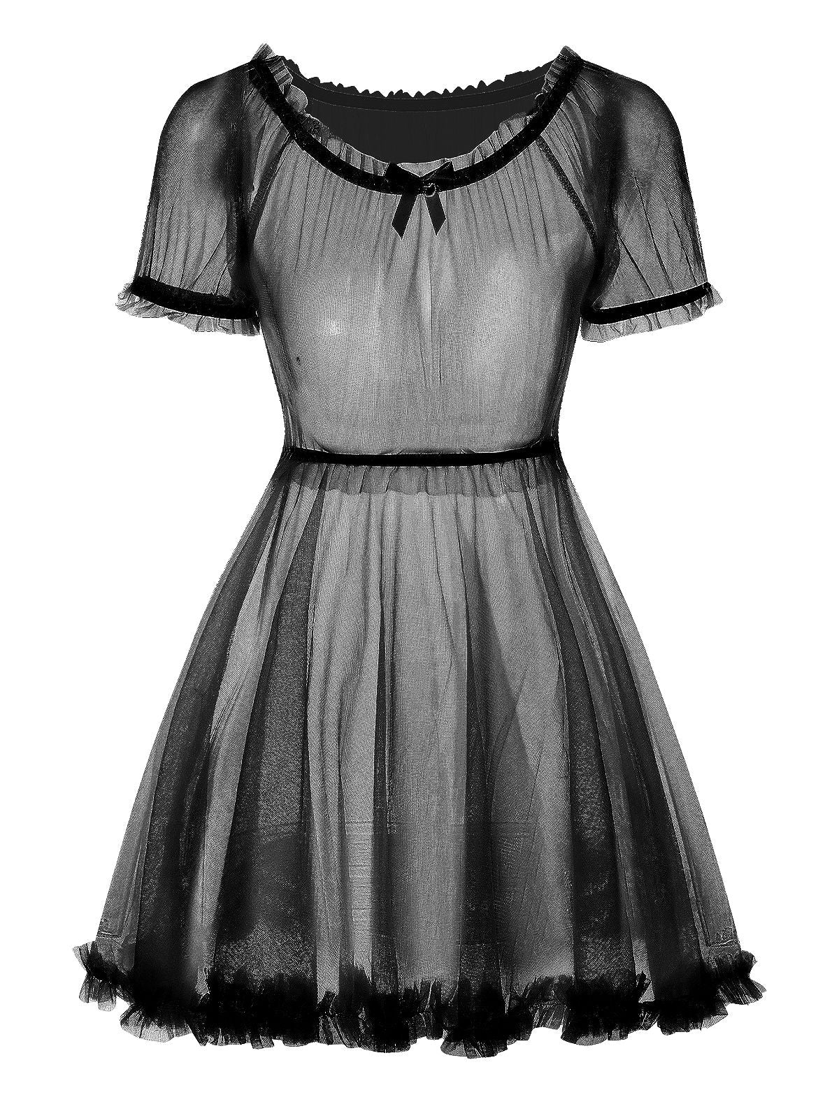 1960s Puff Mesh Tutu Pajama Set - Image 3