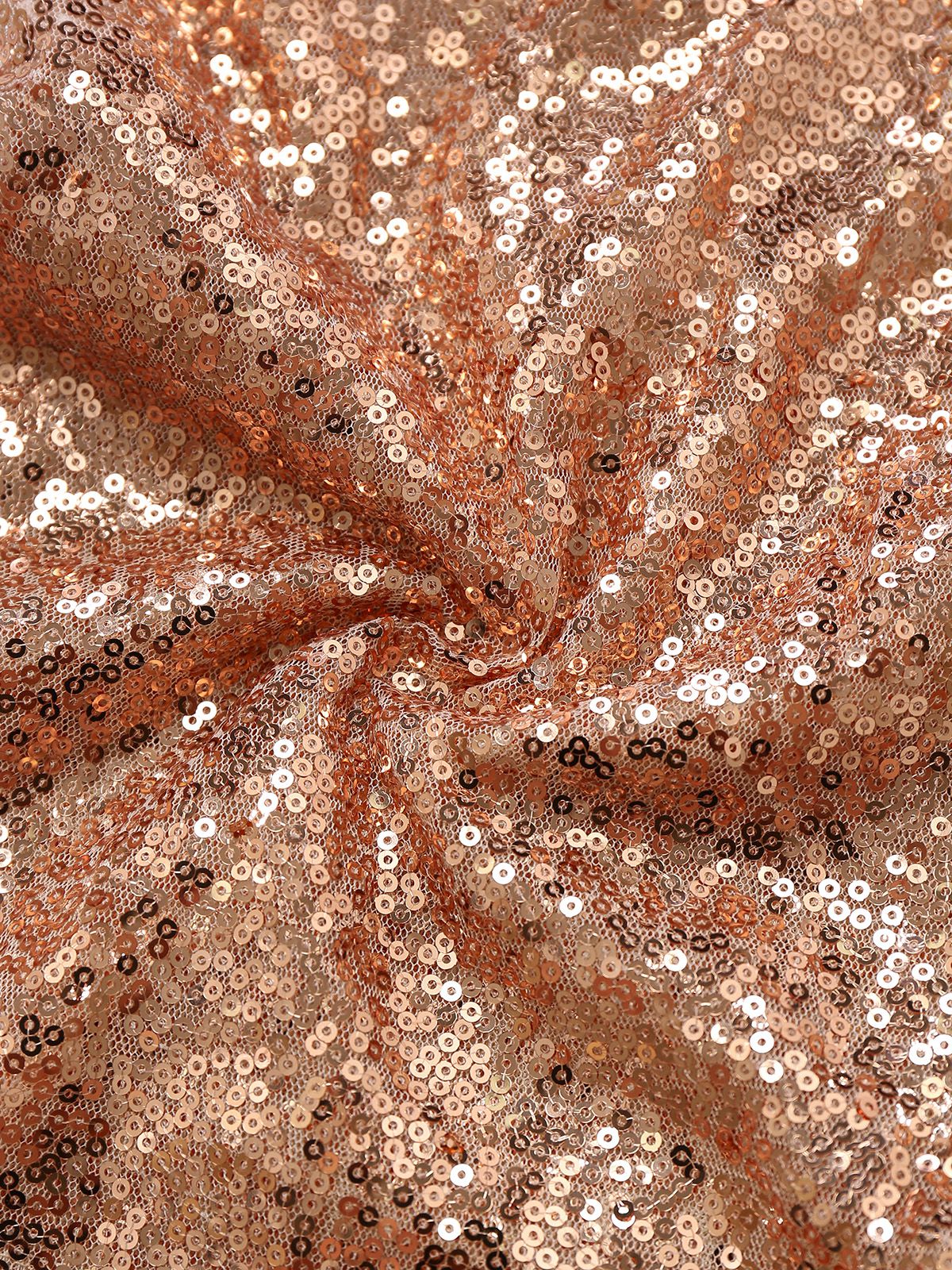 1960s Sequined Strappy V-Neck Culotte Romper - Image 3