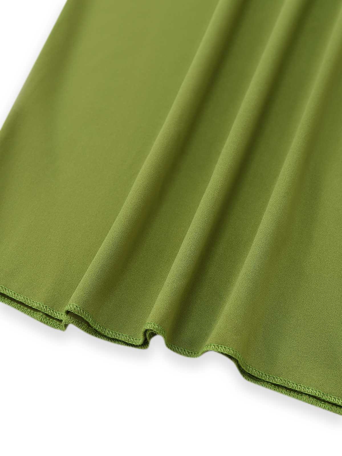 1960s Sheer Fringe Belted Bodycon Dress - Image 11